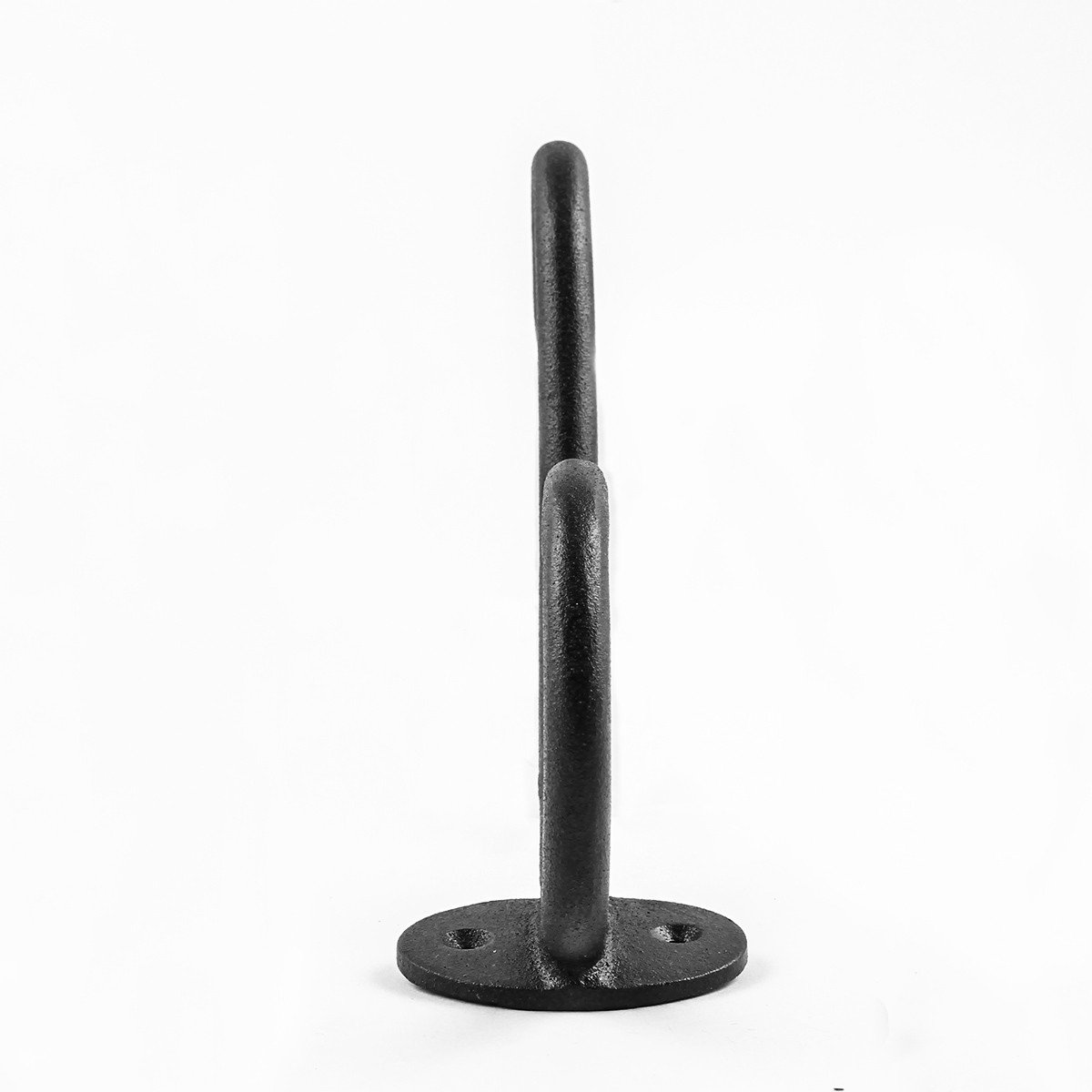 3-Pack Black Wrought Iron Wall Hooks 7