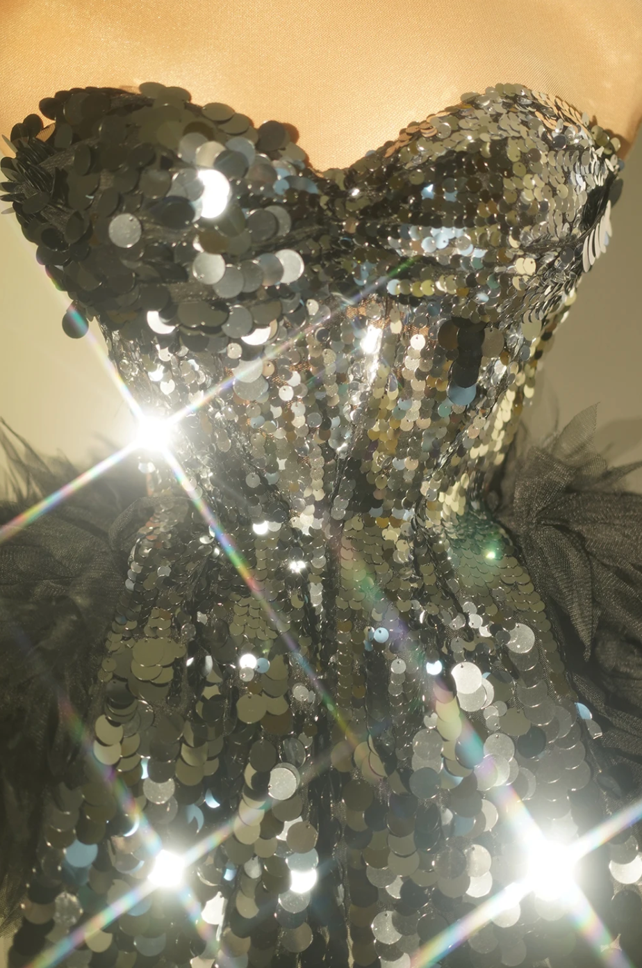 Elegant Black Mermaid Party Dress with Full Sequin Sparkle - Perfect for Birthday, Prom & Evening Events - SAMIA New Collection