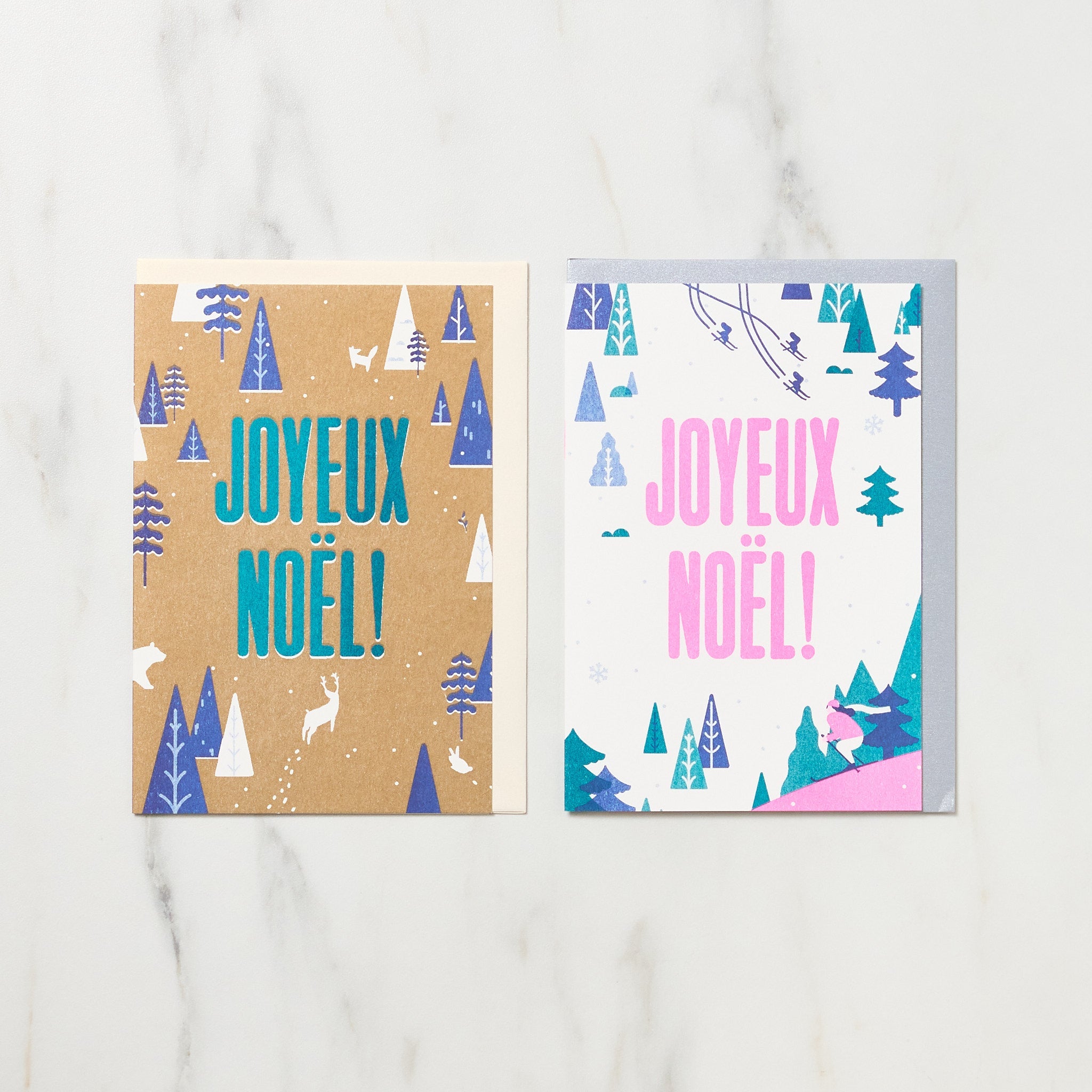 Festive Christmas Greeting Cards - Elegant Letterpress Holiday Cards for Family & Friends | Perfect for Holiday Wishes, Office Gifts & Festive Decorations