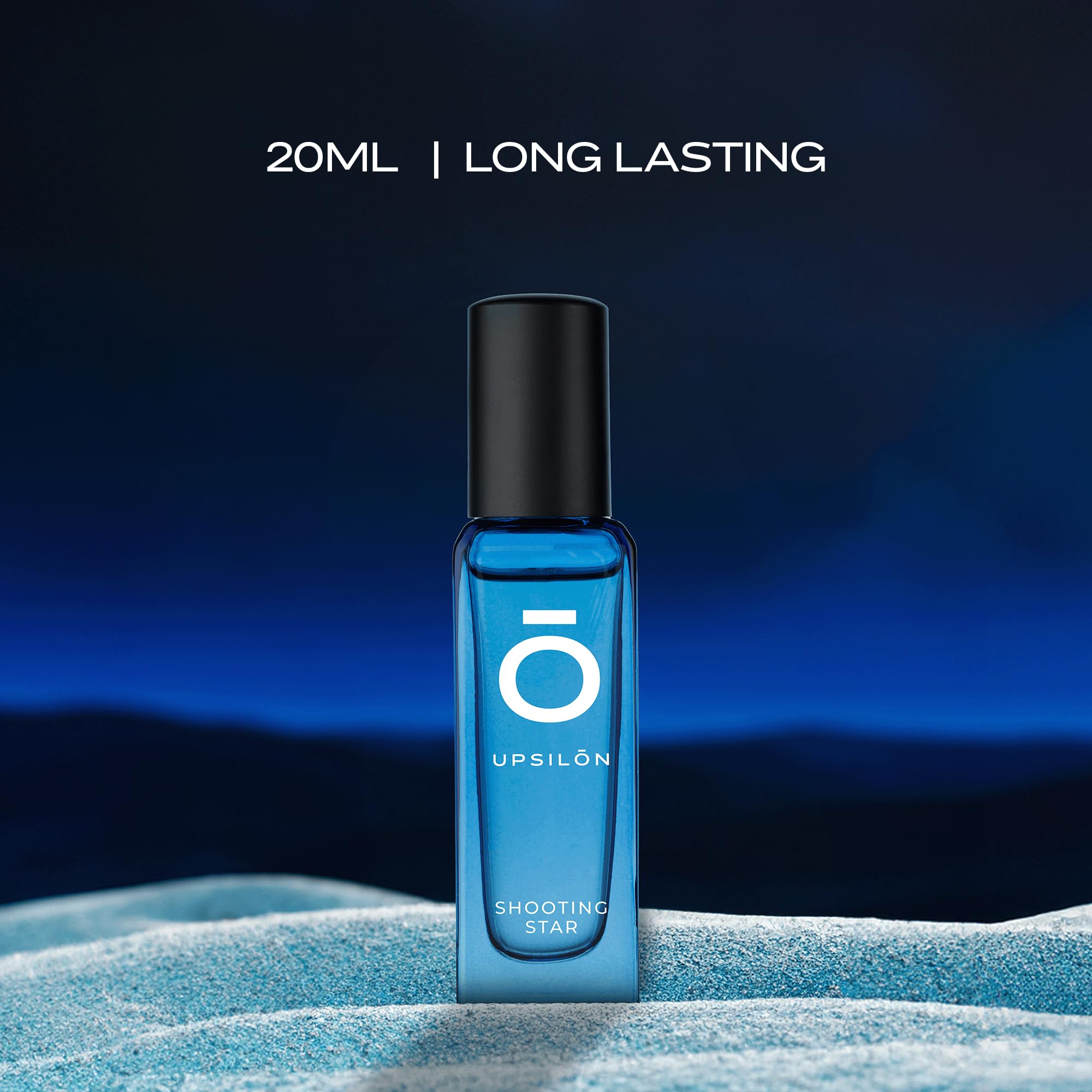 UPSILON Shooting Star Men's Perfume 20ml | Long Lasting Fresh & Powerful Eau De Parfum | Luxury Cologne Spray for Men | Travel Size Fragrance | Perfect for Date Night, Office & Special Occasions