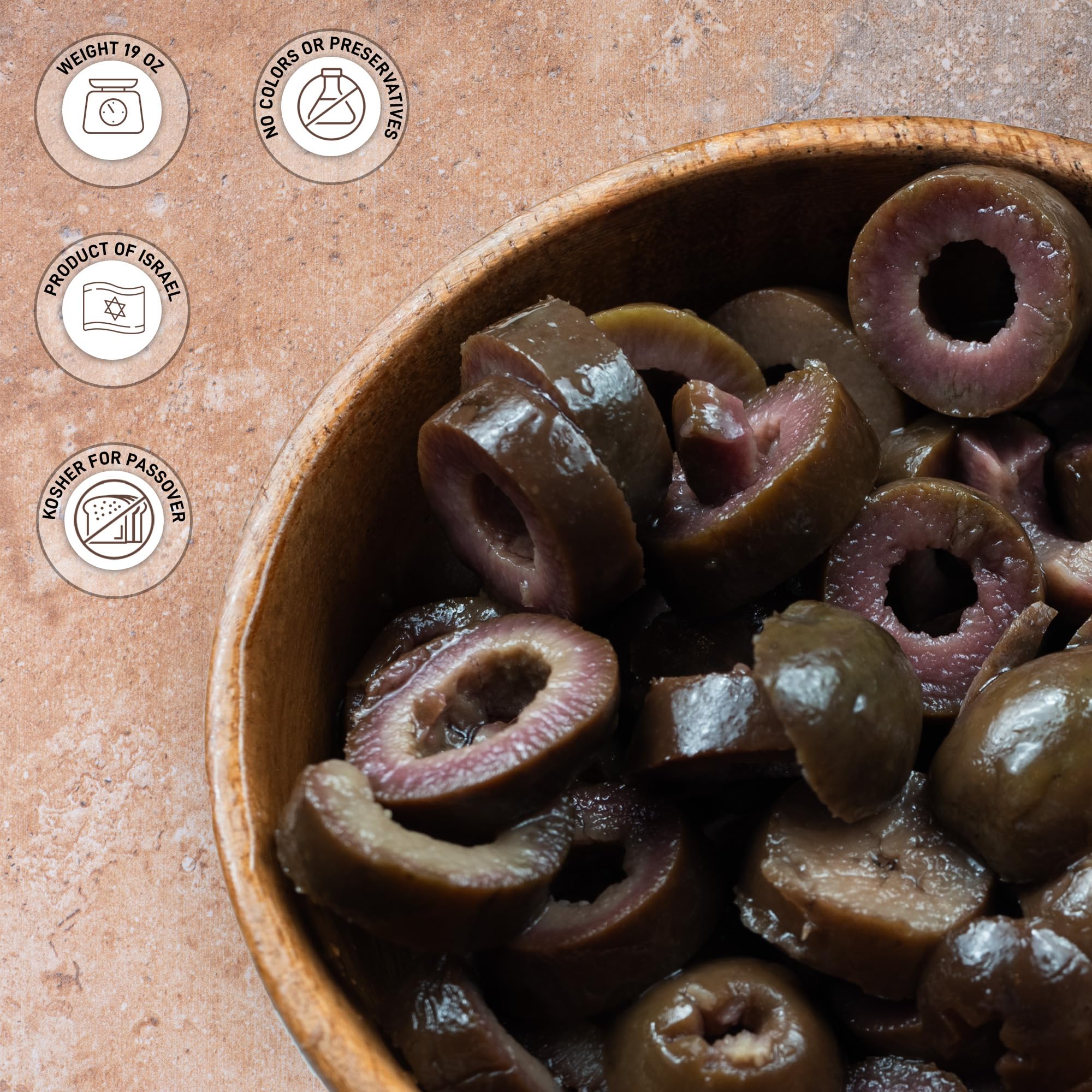 Premium Sliced Black Olives - 19 oz Can | All-Natural, No Preservatives | Perfect for Salads, Pizzas, Appetizers & Mediterranean Cuisine | Great for Meal Prep, Charcuterie Boards & Healthy Snacking