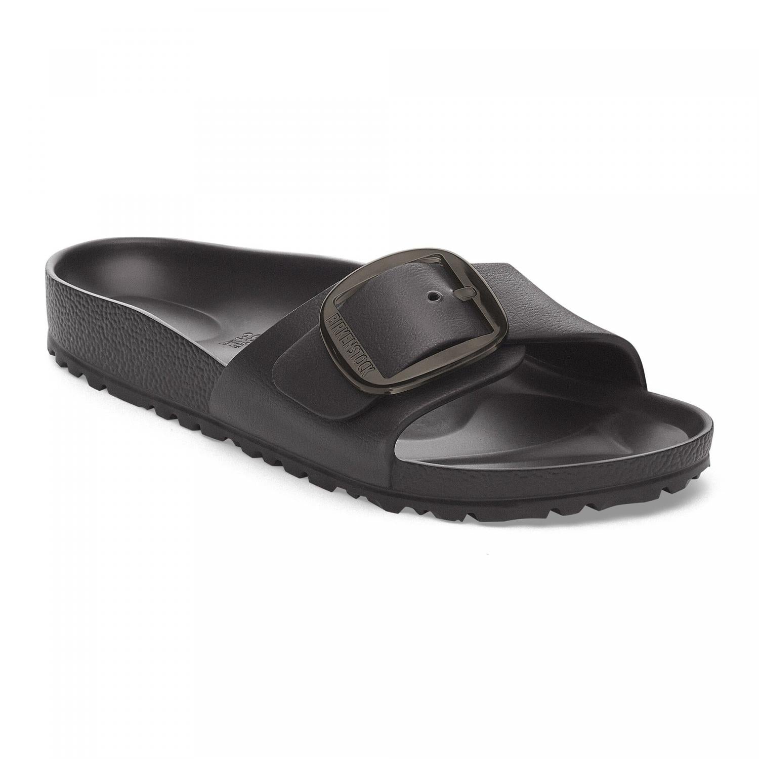 Madrid Big Buckle Sandals for Women - Comfortable Summer Slide Sandals with Adjustable Buckle | Perfect for Beach, Vacation & Casual Outfits