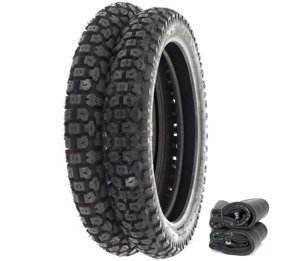 Shinko SR244 Dual Sport Tires & Tubes Set - Dirt & Street Motorcycle Tires for Yamaha XT600 - Perfect for Off-Road Adventures & Daily Commuting