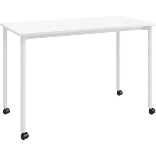 Designer White/White Legs With Casters