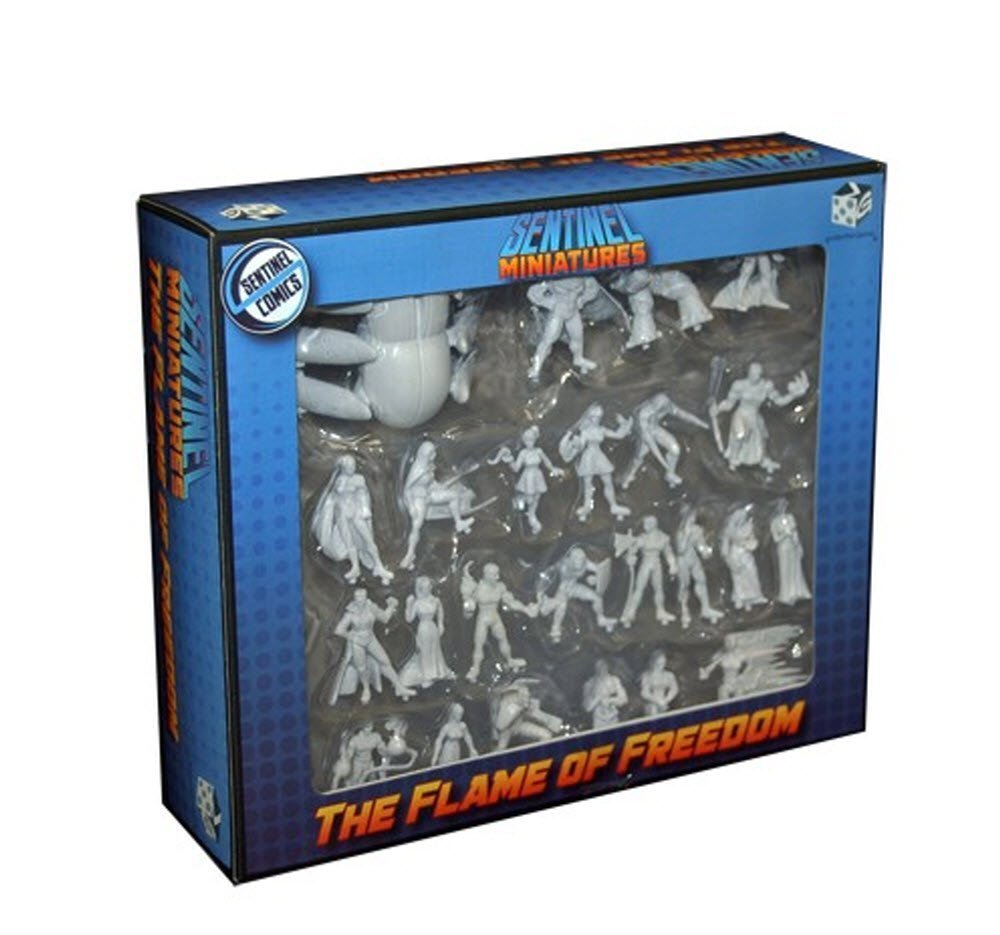 Sentinel: The Flame of Freedom Miniature Game by Greater Than Games - Strategy Board Game for Adults & Teens - Perfect for Game Nights & Collectors
