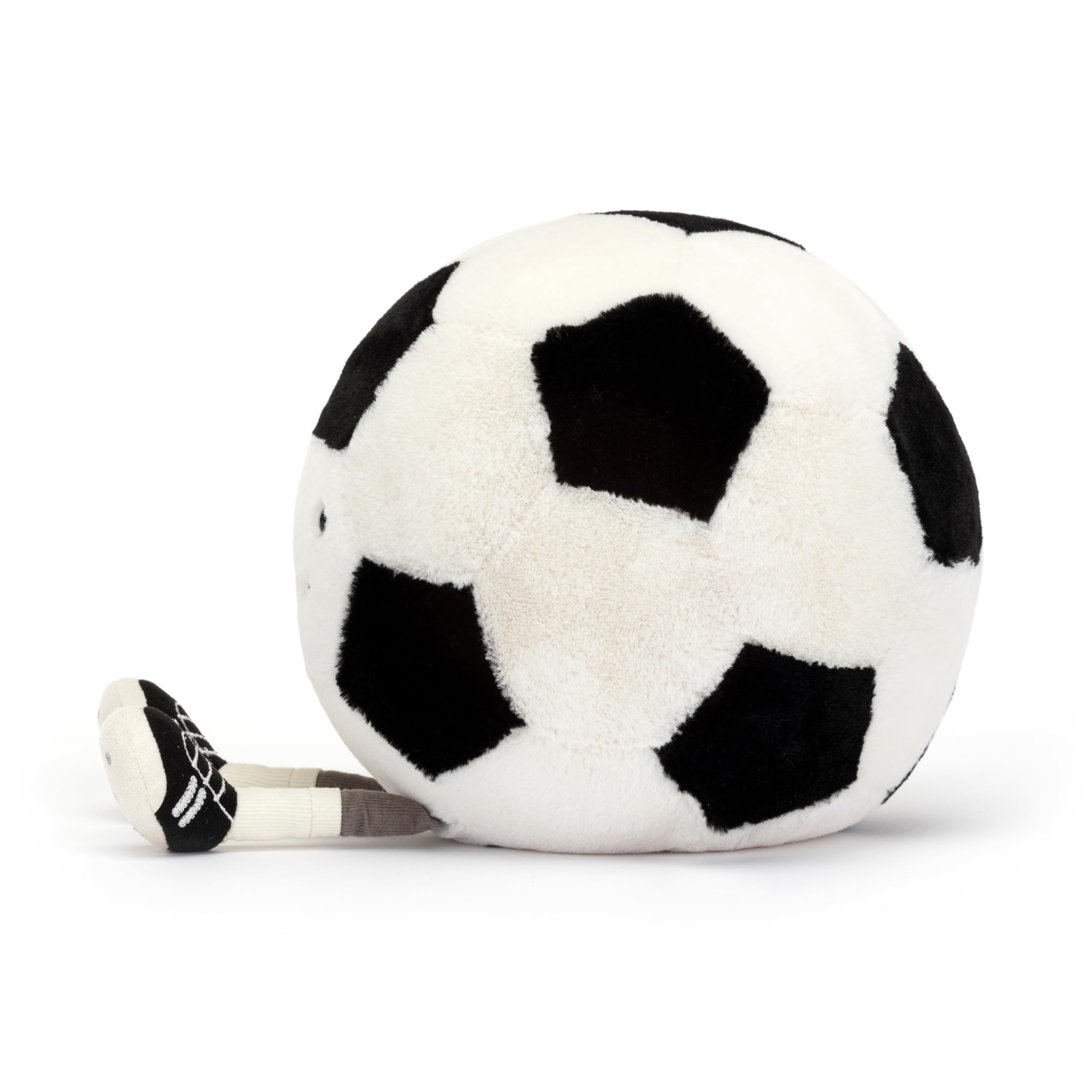 Jellycat Amuseables 12-inch Soccer Ball Plush Toy - Soft Stuffed Football Gift for Kids & Sports Fans - Perfect for Birthday Gifts, Nursery Decor, and Soccer Themed Parties