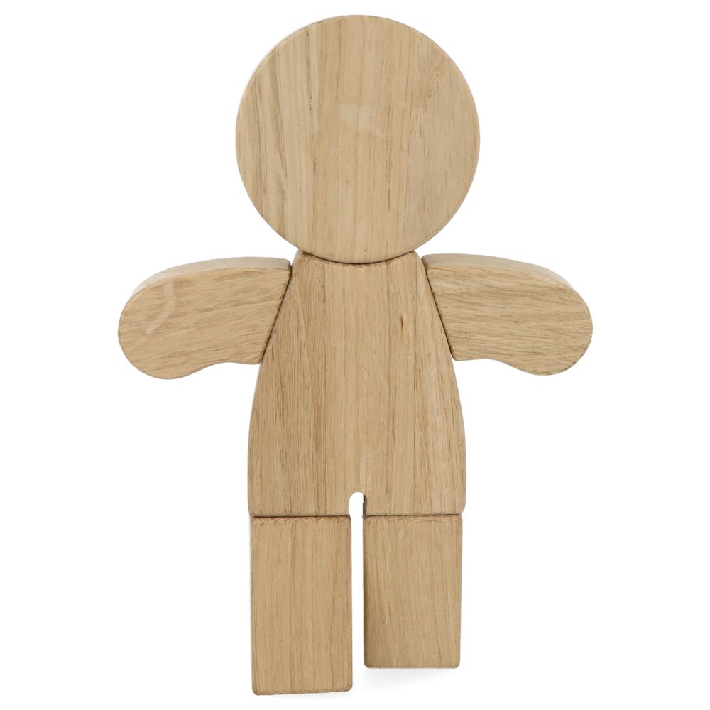 Natural Oak Gingerbread Man Cookie Cutter - Perfect for Holiday Baking, Christmas Decorations, and DIY Cookie Making