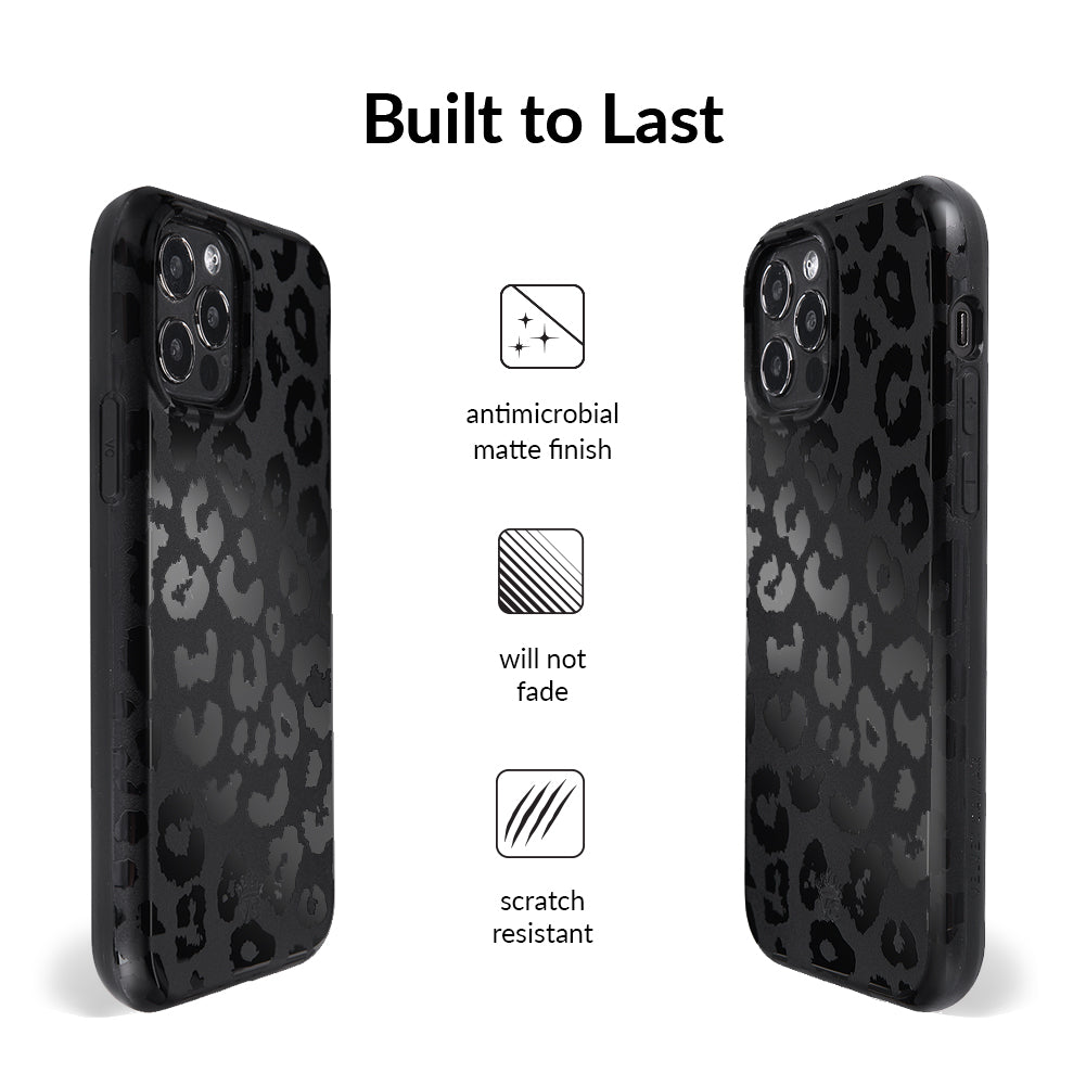 Black Leopard iPhone Case - Stylish & Durable Phone Cover for iPhone [Model] - Perfect for Everyday Protection & Fashion Statement