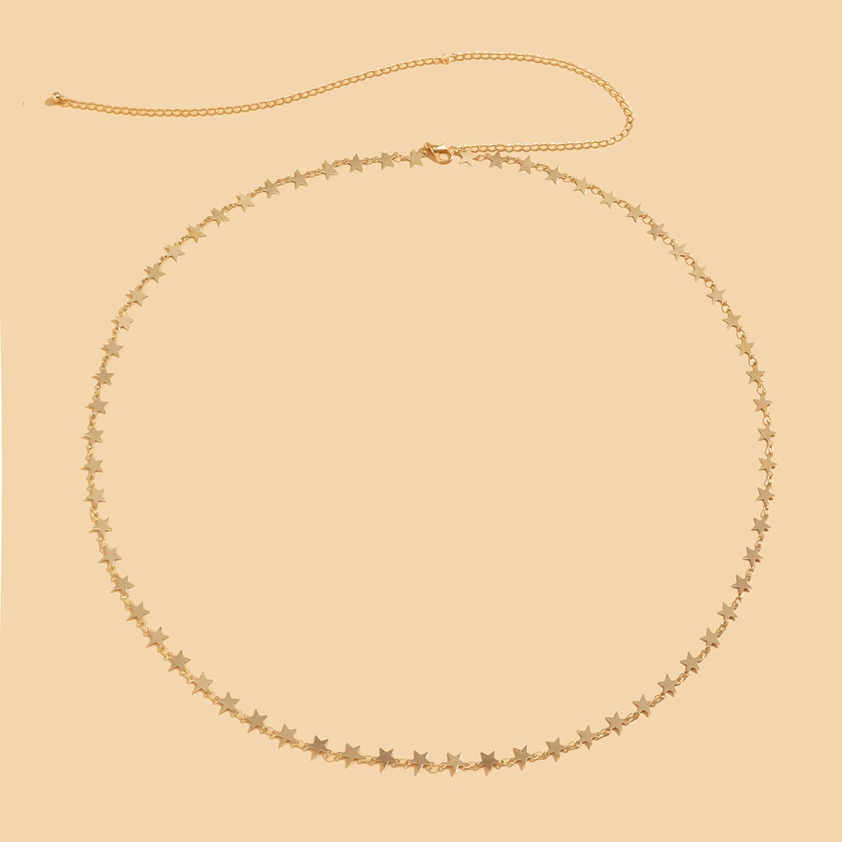 Elegant Gold-Toned Starry Waist Chain for Women & Girls | Stylish Kamarband & Belly Chain | Perfect for Saree, Dresses & Boho Outfits | Fashion Jewelry for Parties & Weddings