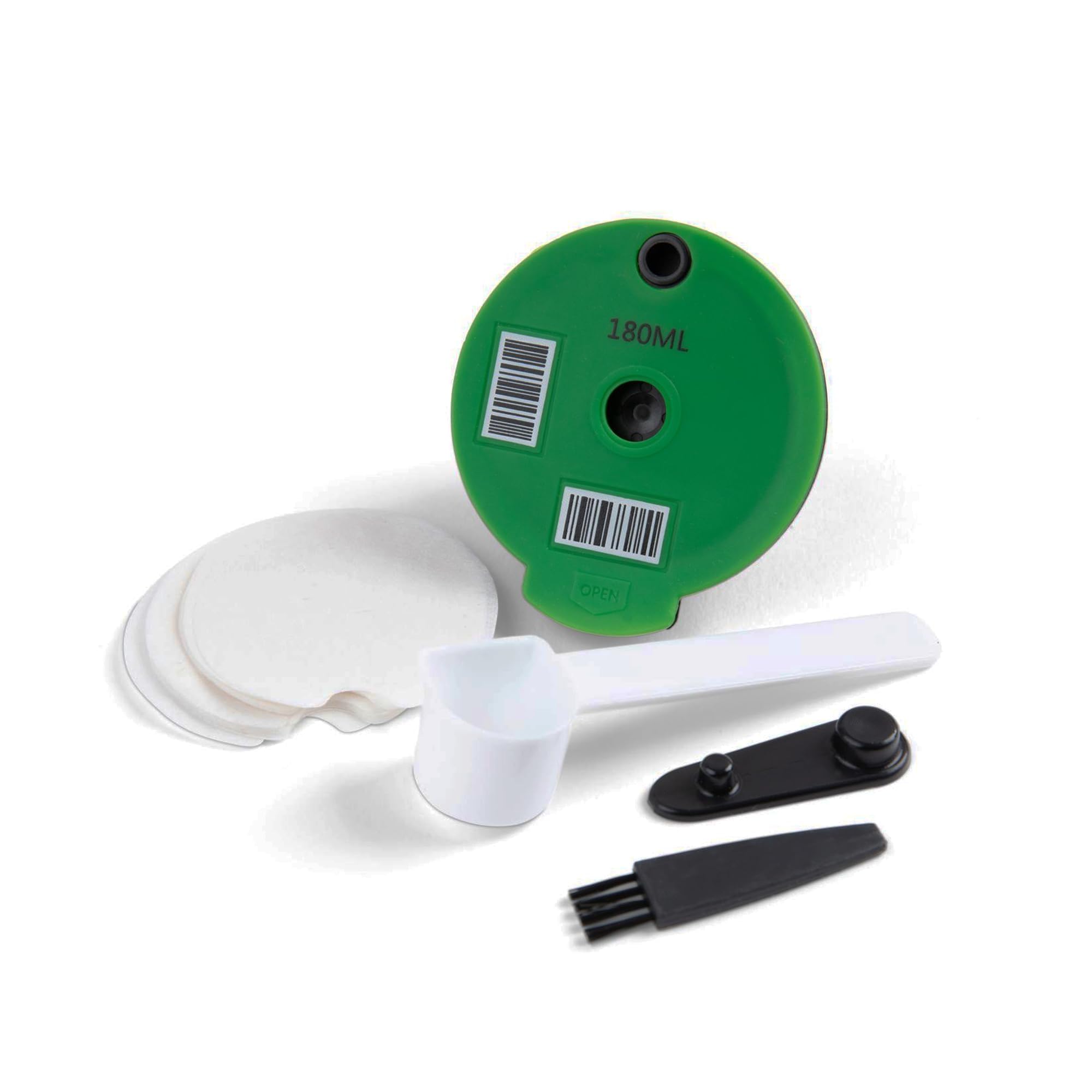 My-Cap Reusable Coffee Capsule Disc with Silicone Lid - Compatible with Bosch Tassimo Brewer - Eco-Friendly Coffee Pod Filter Set - DIY Refillable Capsules for Fresh Brews at Home or Office