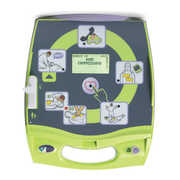ZOLL AED PLUS Fully Automatic Defibrillator - Life-Saving Emergency Device for Cardiac Arrest - Perfect for Home, Office & Public Spaces