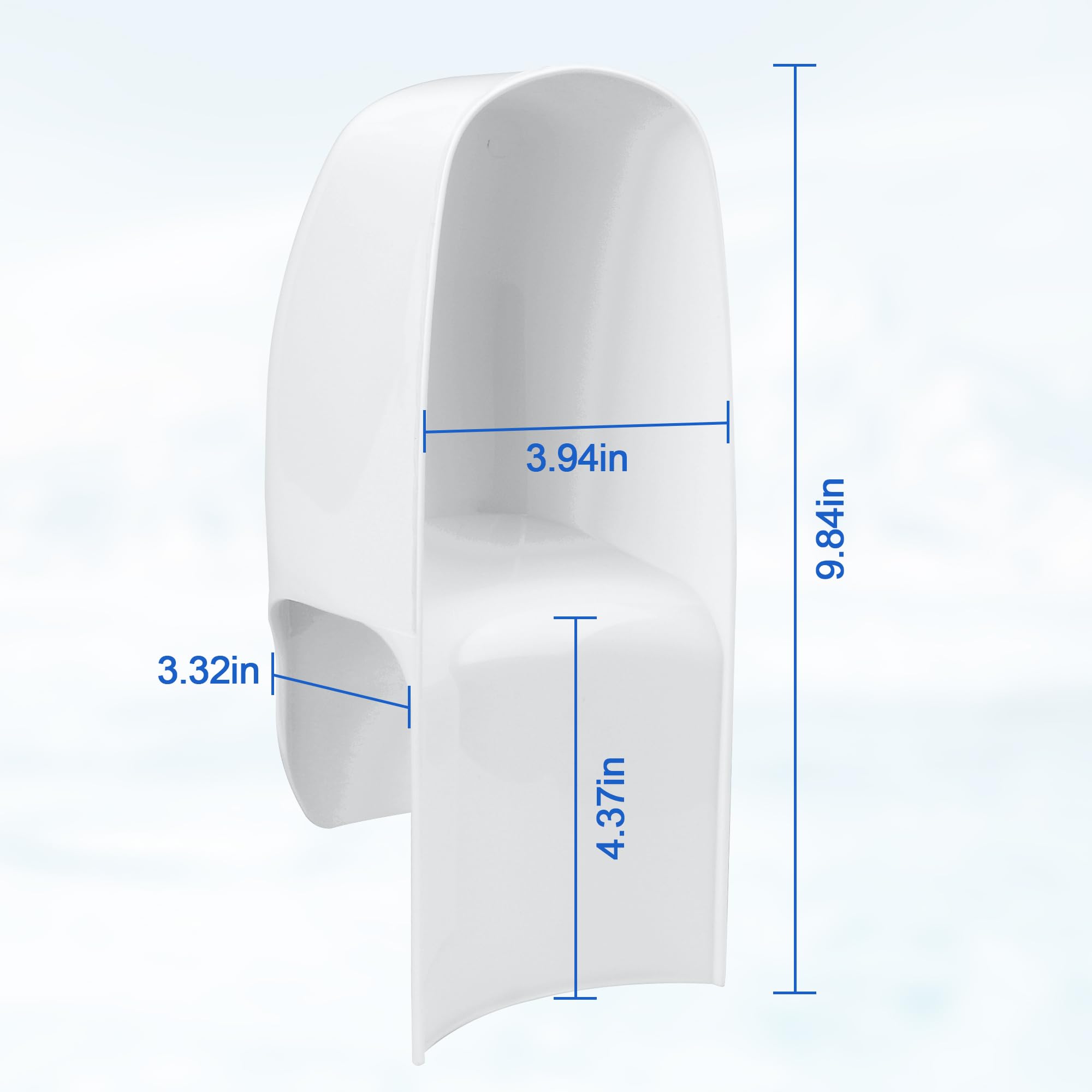 Toilet Splash Guard for Adults & Kids - Anti-Splash Urine Protector Fits Most Toilet Seats, Portable Pee Guard for Home Care & Disability Training - Perfect for Elderly Care, Child Potty Training & Public Restrooms