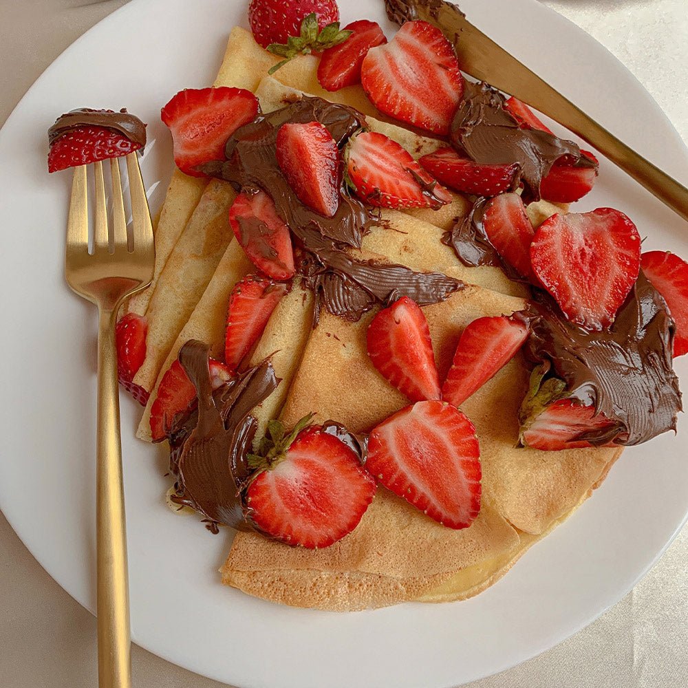 Magnolia Nonstick Omelette & Crepe Pan - Professional Grade Cookware for Perfect Breakfast, Brunch & French Crepes | Ideal for Home Chefs & Restaurant Use