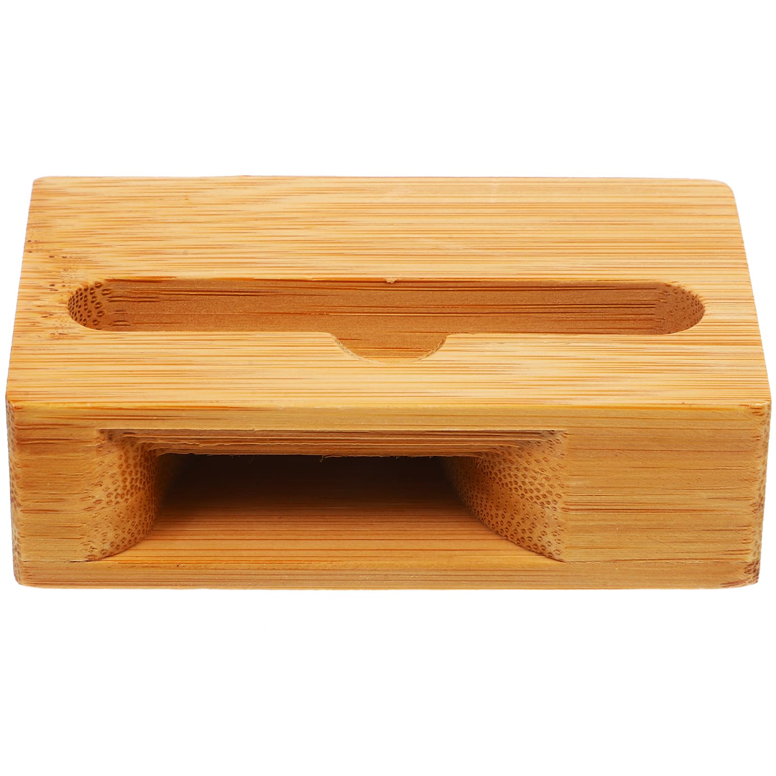 NUOBESTY Universal Wooden Phone Stand with Loudspeaker - Amplifies Sound for iPhone, Samsung, Android - Perfect for Home, Office, and Travel Use