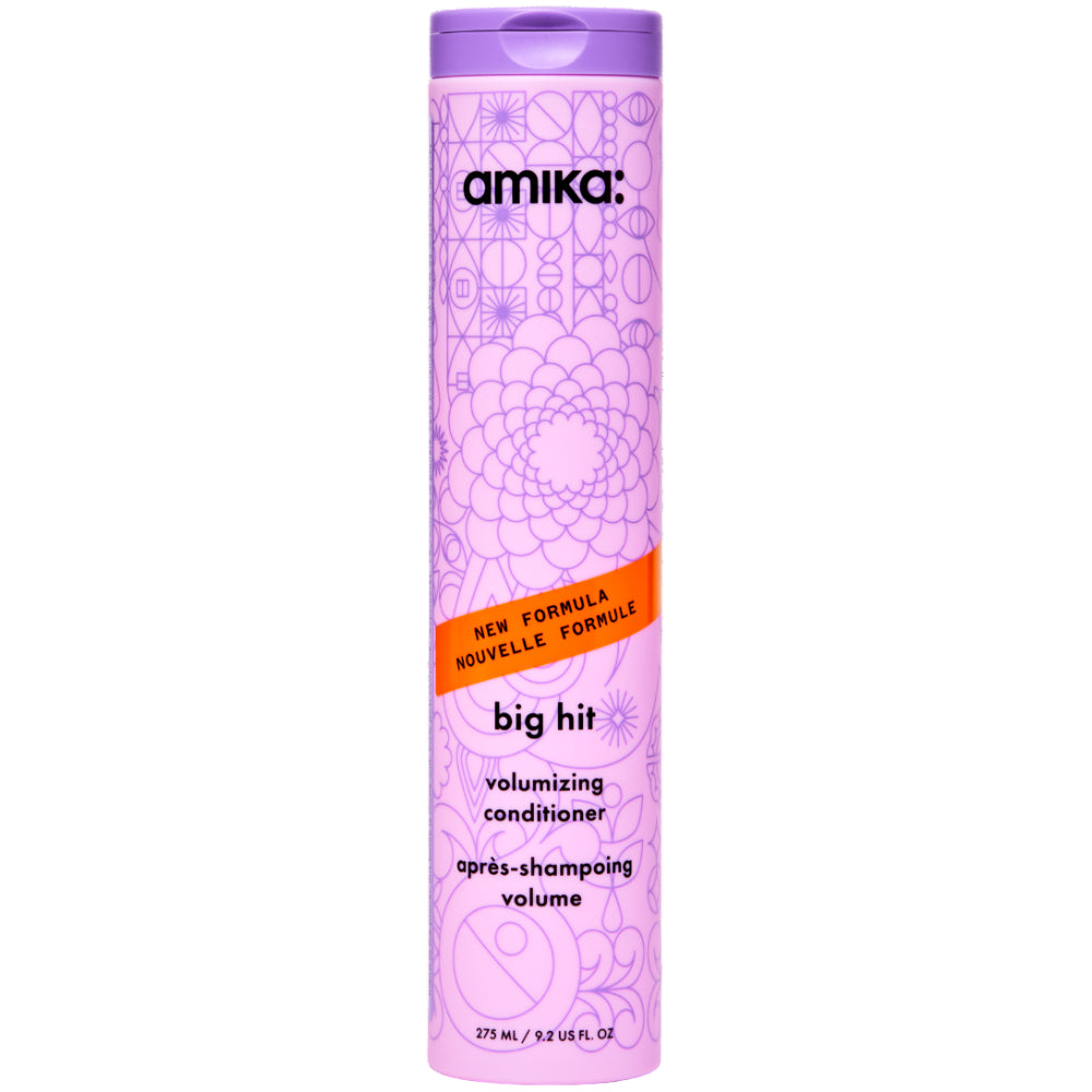 Amika Big Hit Volumizing & Thickening Hair Conditioner for Fine, Flat Hair - Adds Volume & Shine for Daily Use at Home or Salon