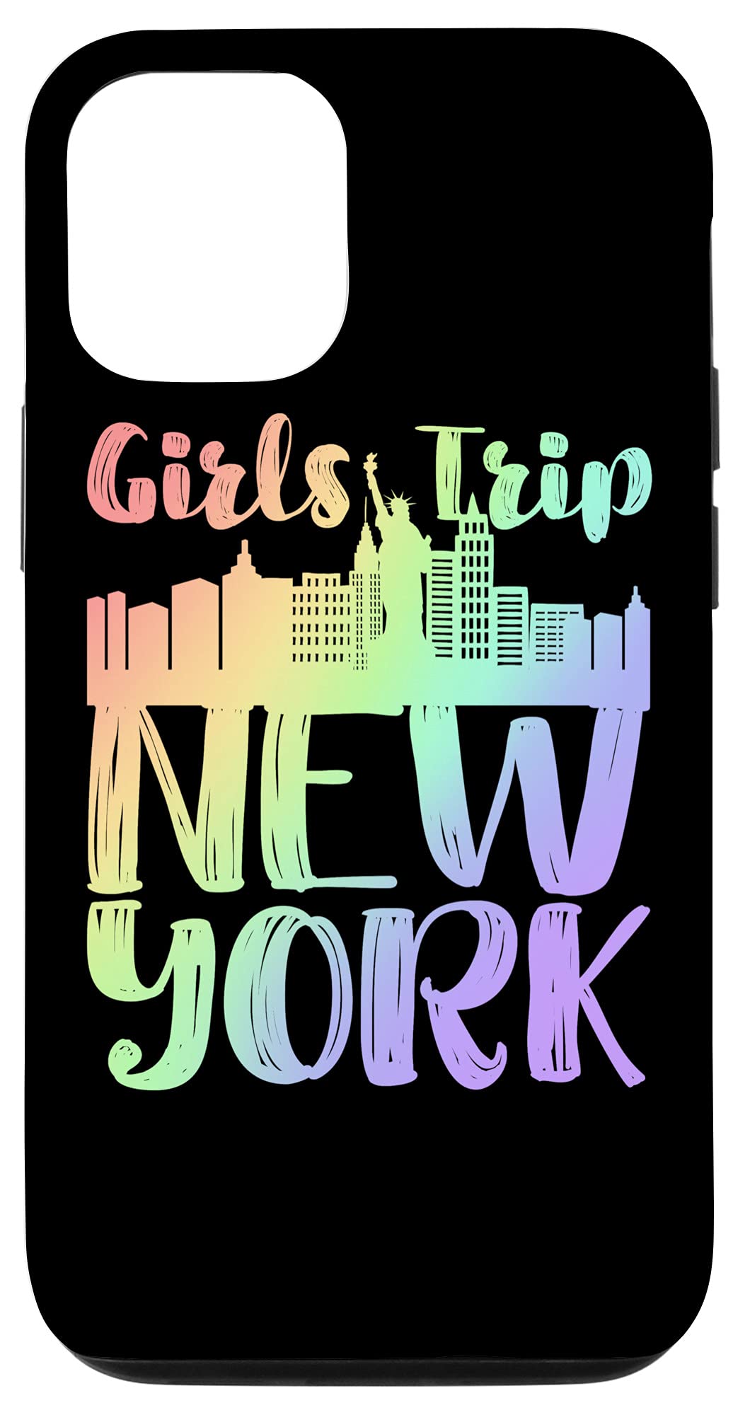 iPhone 12/12 Pro Case - Premium Protective Phone Cover for NYC Travel | Perfect for Girls Trip to New York City | Durable & Stylish Design for Daily Use & Vacation Adventures