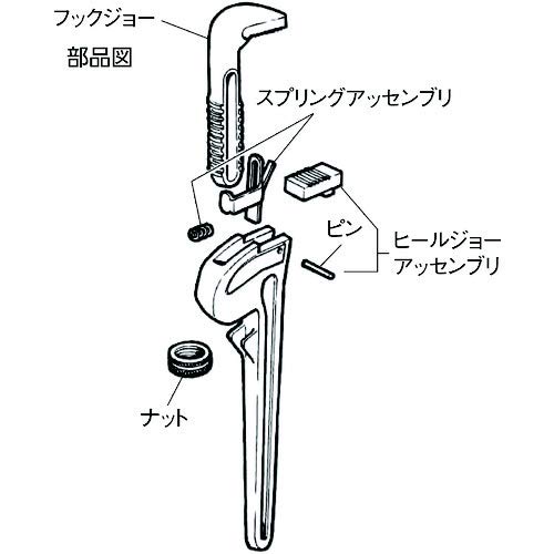 10-Inch Cast Iron Straight Pipe Wrench - Heavy Duty Plumbing Tool for Home Repairs & DIY Projects