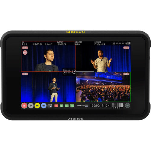 Atomos 7 Shogun HDR 4K HDMI/SDI Monitor Recorder for Professional Filmmaking - Perfect for On-Set Monitoring, Live Production & Cinema Recording