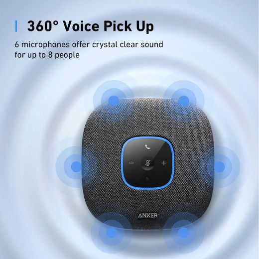 Anker PowerConf S3 Bluetooth Conference Speaker with Noise Reduction - Ideal for Business Meetings, Online Classes & Remote Work