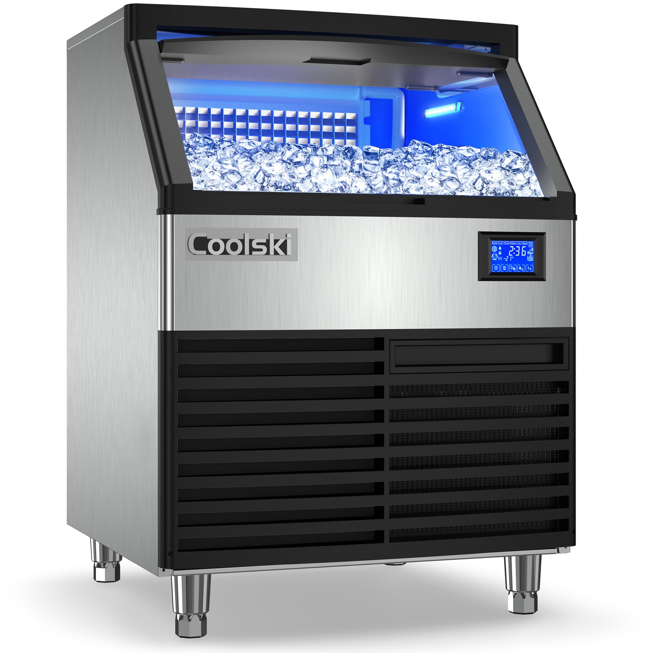 Commercial Ice Maker Machine 200LBS/24H, 26