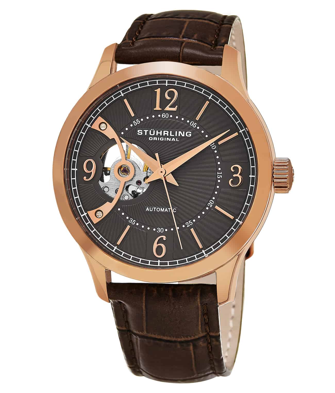 Classique 987 Automatic 40mm Skeleton Watch for Men - Luxury Stainless Steel Mechanical Timepiece with Transparent Dial - Perfect for Business, Formal Events & Gift Giving