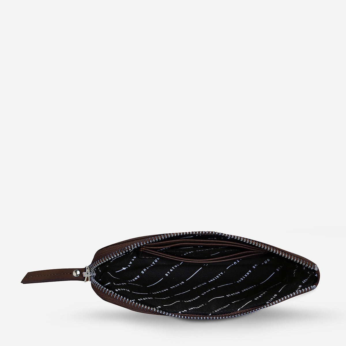 Smoke And Mirrors Leather Wallet in Cocoa Brown - Slim RFID Blocking Bifold Wallet for Men, Perfect for Everyday Use & Travel