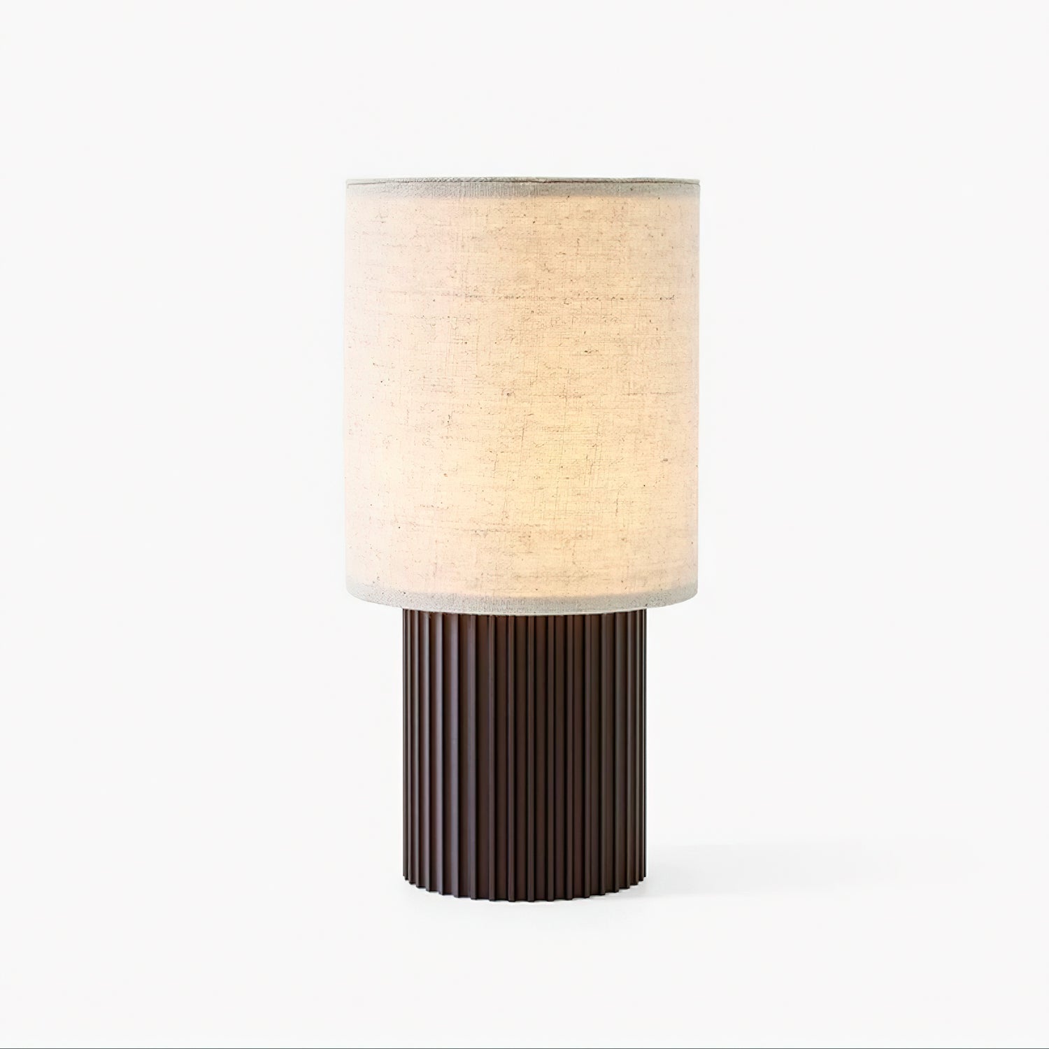Orlo Ribbed Table Lamp - Modern LED Desk Light for Bedroom, Living Room & Office - Stylish Nightstand Lighting with Adjustable Brightness