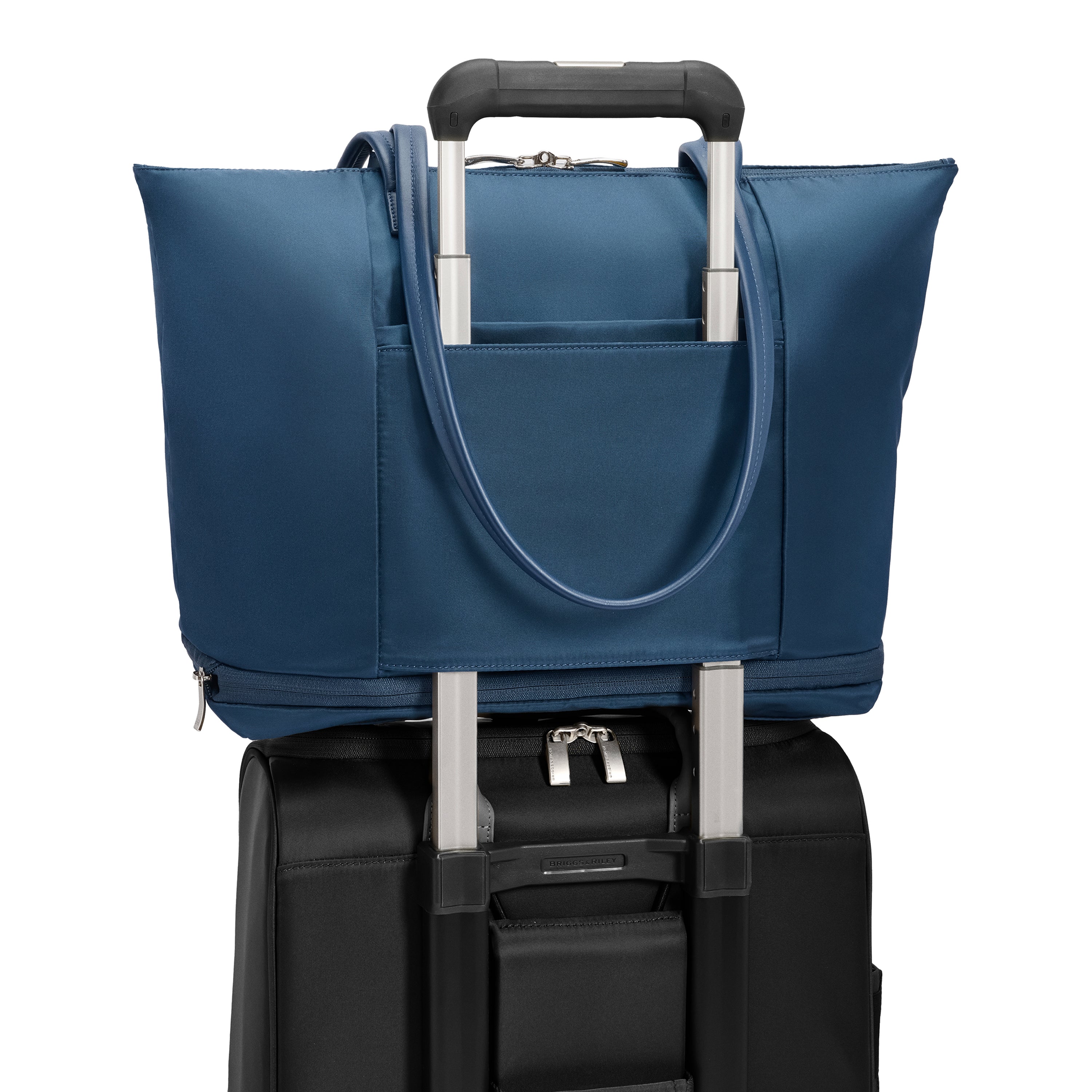 Briggs & Riley Rhapsody 2.0 Expandable Tote Bag - Premium Leather Work Tote for Women, Spacious Laptop Bag with Multiple Pockets | Perfect for Business Travel, Office Commute & Daily Use