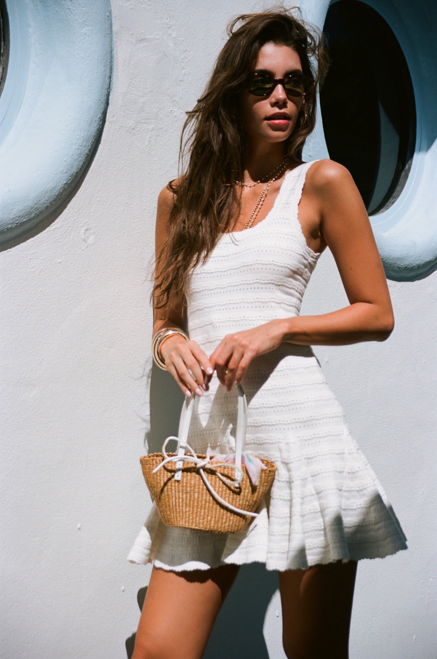 Maryanne Knit Mini Dress for Women - Soft Stretchy Comfort Fit Summer Casual Dress - Perfect for Beach, Date Night & Vacation Outfits