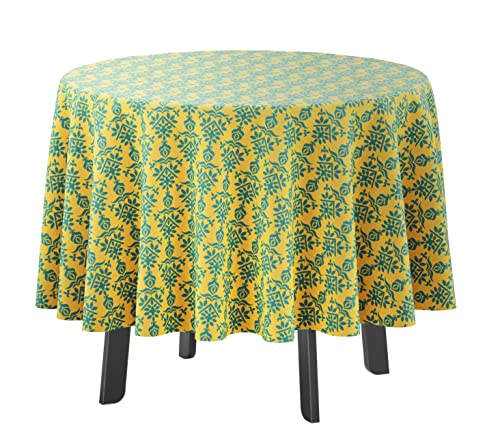 Yellow & Teal Green