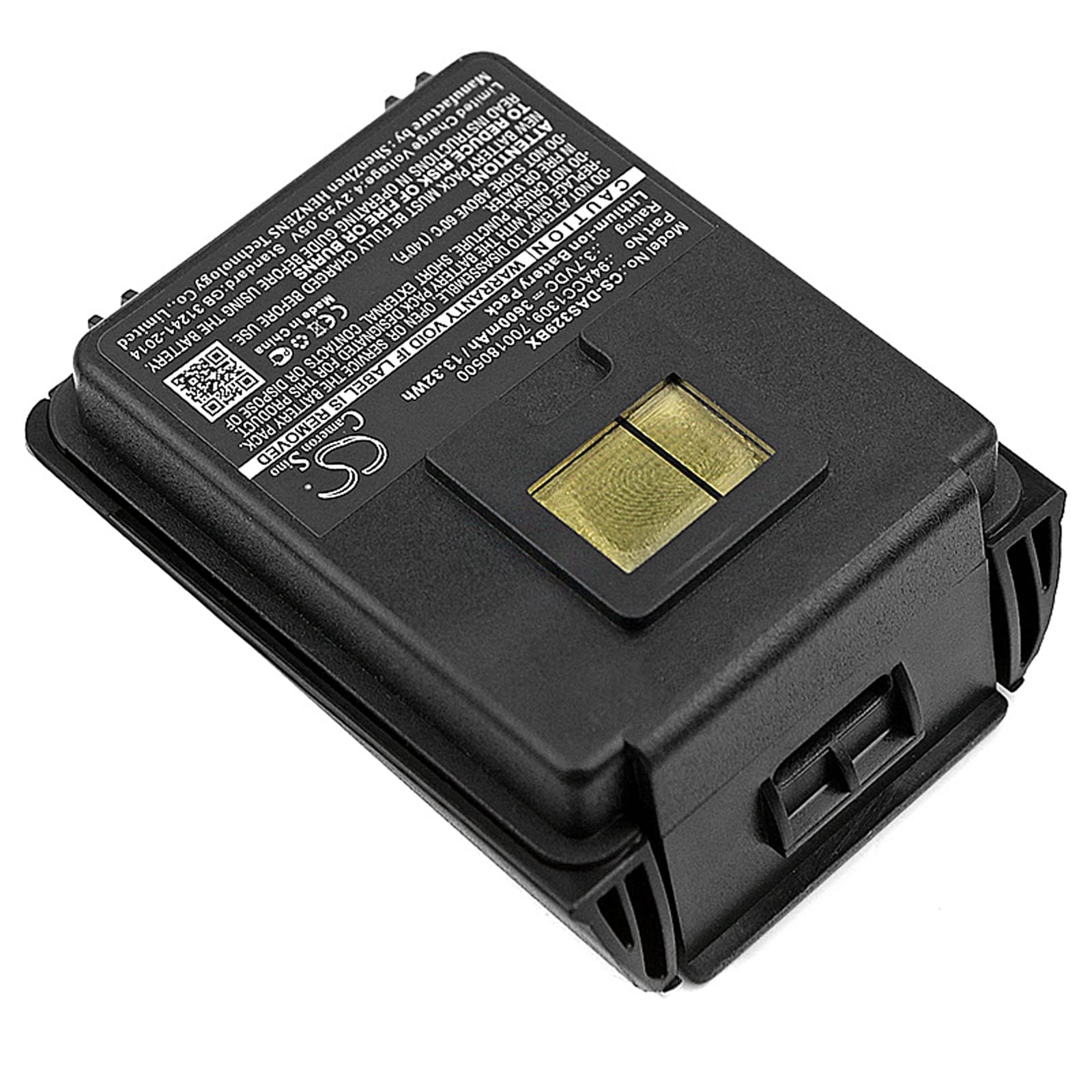 TECHTEK 3600mAh Replacement Battery for Datalogic Skorpio & Skorpio Gun Series - Compatible with EQ, CE Models - Replaces 700180500, 700180501, 942301000, 94ACC1309, 94ACC1329, GMC-1805 - Perfect for Warehouse Scanners, Retail Inventory & Logistics Use