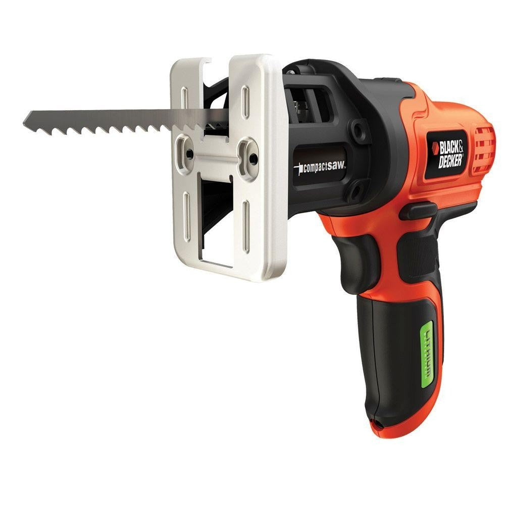 BLACK + DECKER LPS7000 20V MAX Lithium-Ion Cordless Compact Saw - Lightweight Power Tool for Wood Cutting, DIY Projects & Home Improvement