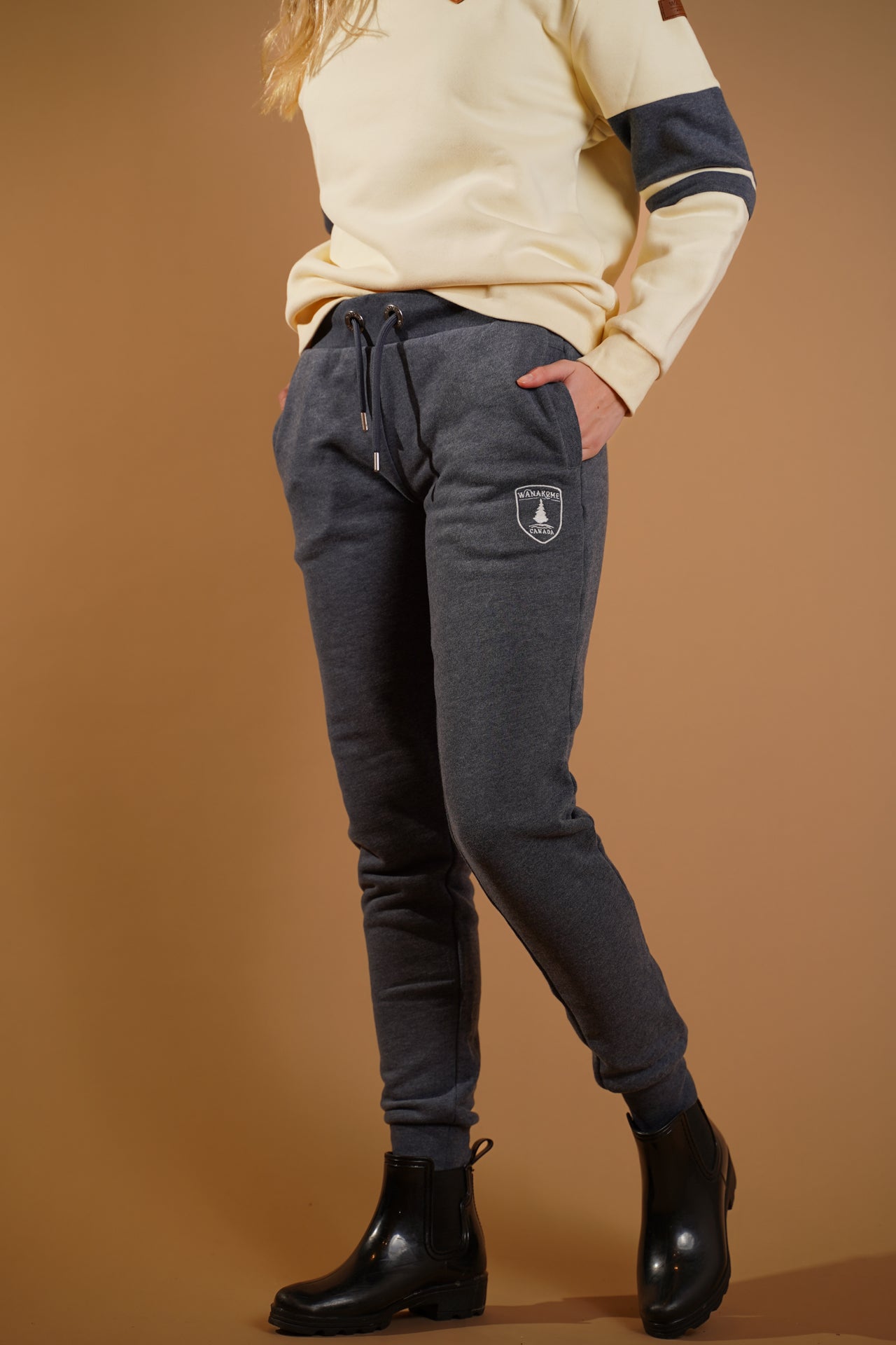 Caprona Navy Jogger Pants for Men - Comfortable Athletic Running Sweatpants with Pockets | Perfect for Gym, Workout, Lounge & Casual Wear