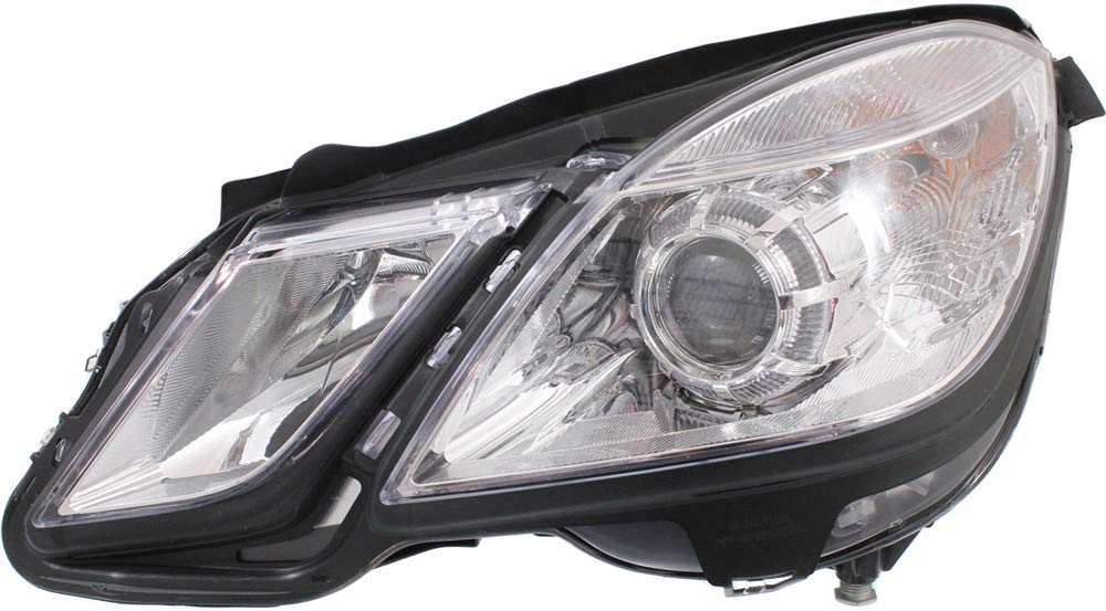 Evan-Fischer Headlight Assembly Compatible with 2010-2013 Mercedes Benz E350 E550 E63 AMG Halogen Wagon - Driver Side Replacement Part for Improved Night Driving Safety