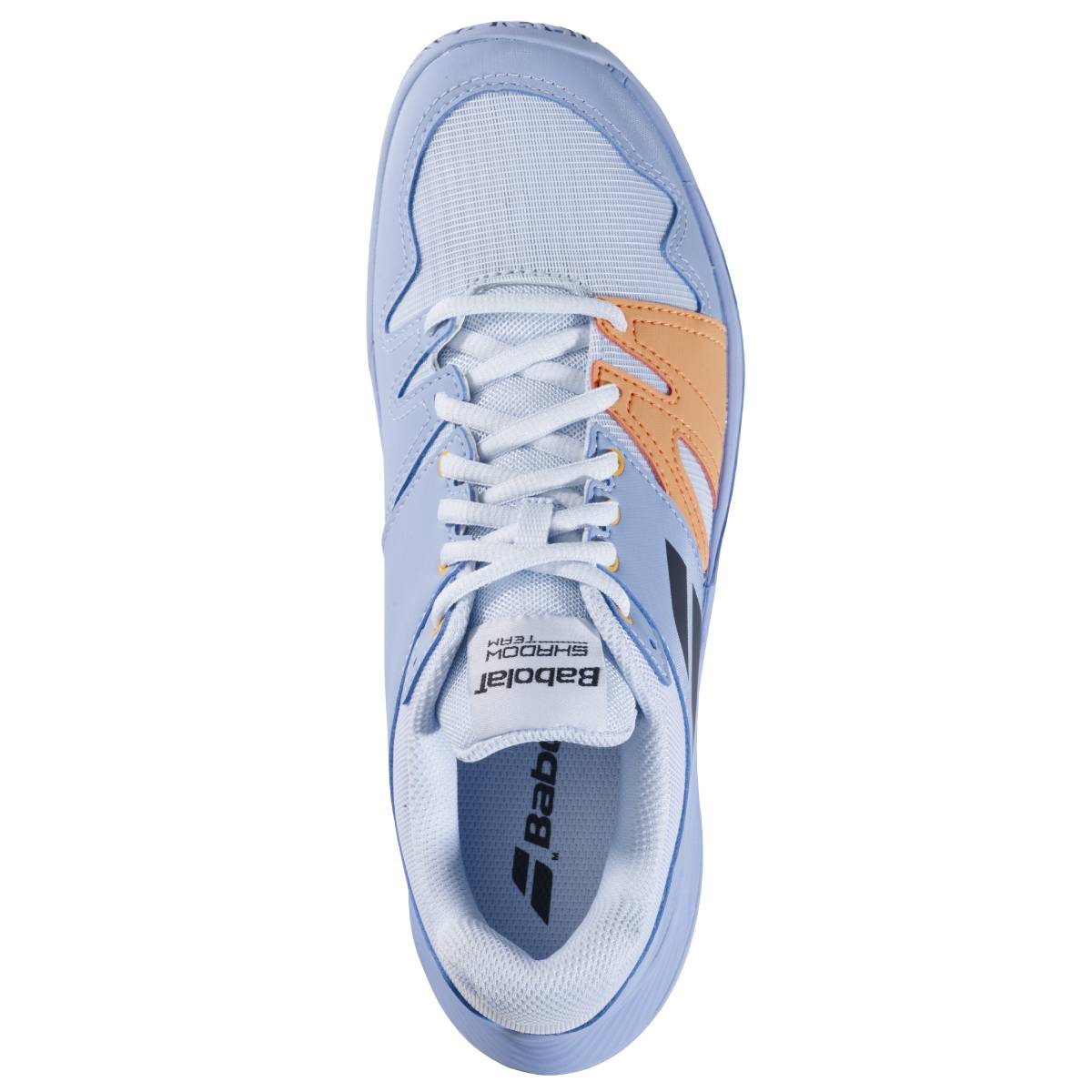 Babolat Shadow Team Women's Indoor Court Shoes - Light Blue Tennis Shoes for Women - Non-Slip Volleyball & Badminton Shoes with Cushioning - Perfect for Indoor Sports & Gym Workouts