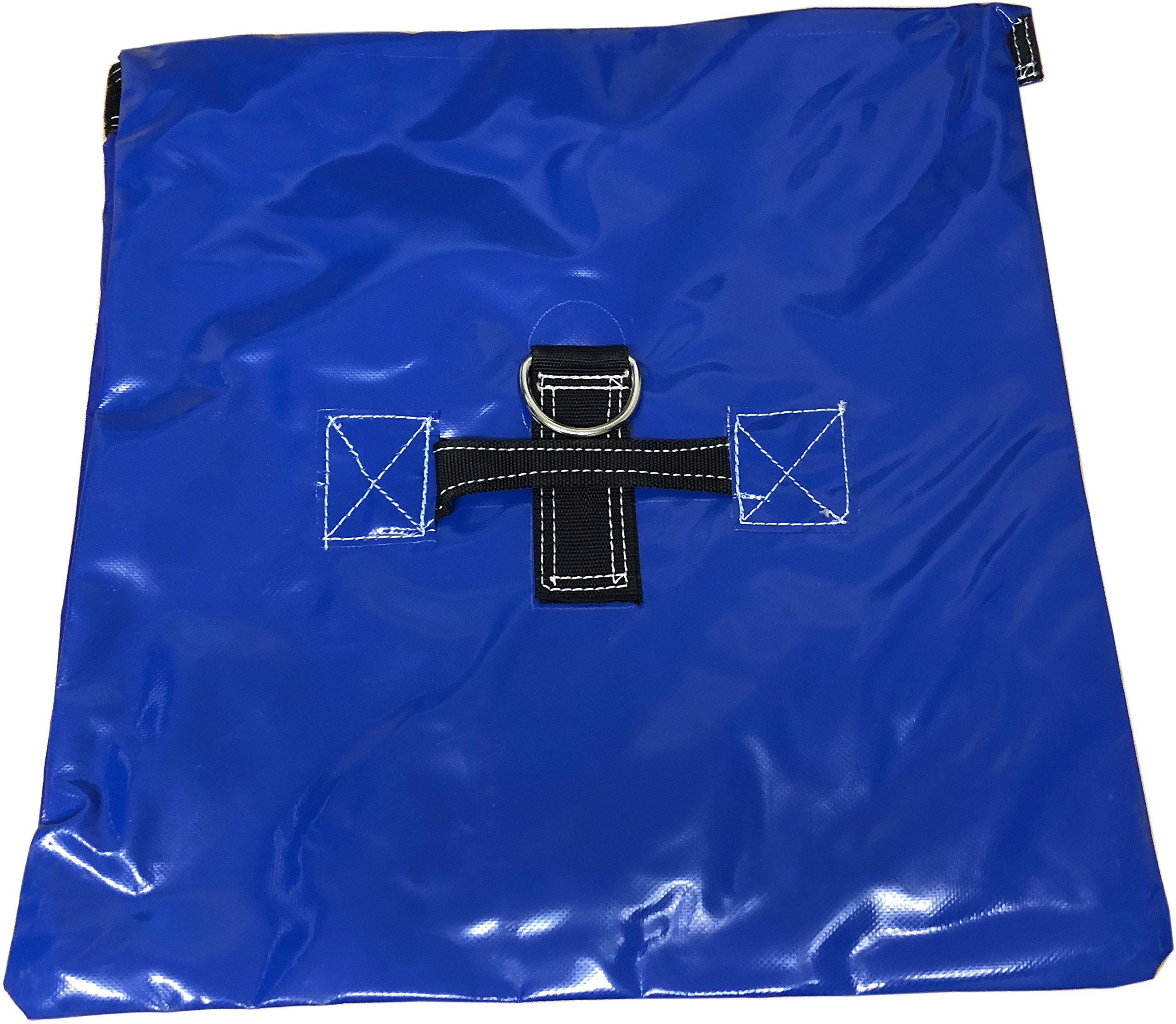 Heavy Duty Vinyl Sand Bags - 6 Pack Blue Anchors for Inflatables, Bounce Houses, Tents & Canopies | Outdoor Party, Event & Backyard Stability Solution