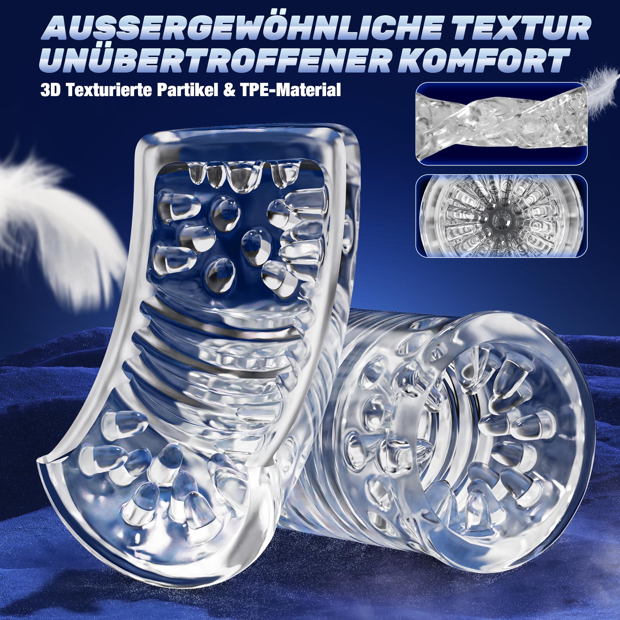 Automatic Hands-Free Male Masturbator with 7 Telescoping & Rotating Modes - Realistic Vagina Sex Toy for Men | Perfect for Solo Play, Couples Fun & Discreet Pleasure