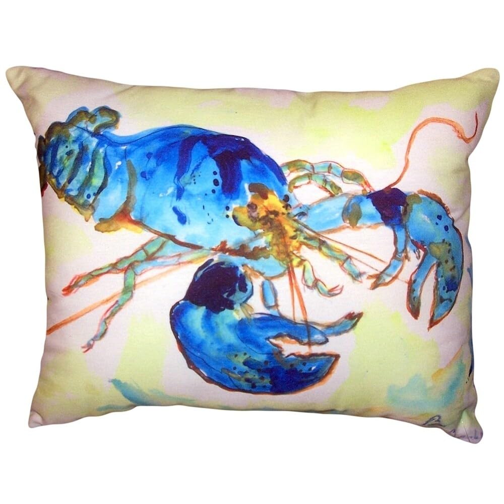 Betsy Drake KS660 Decorative Throw Pillow - 11x14 Inches, Multi-Color - Perfect for Sofa, Bed & Home Decor