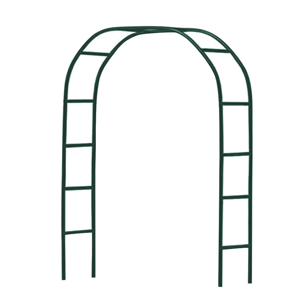 GZYF 7.9 Ft Green Metal Garden Arbor Archway - Perfect for Weddings, Parties & Outdoor Decor (240cm) | Elegant Backyard Entrance, Ceremony Arch & Garden Pathway Decor