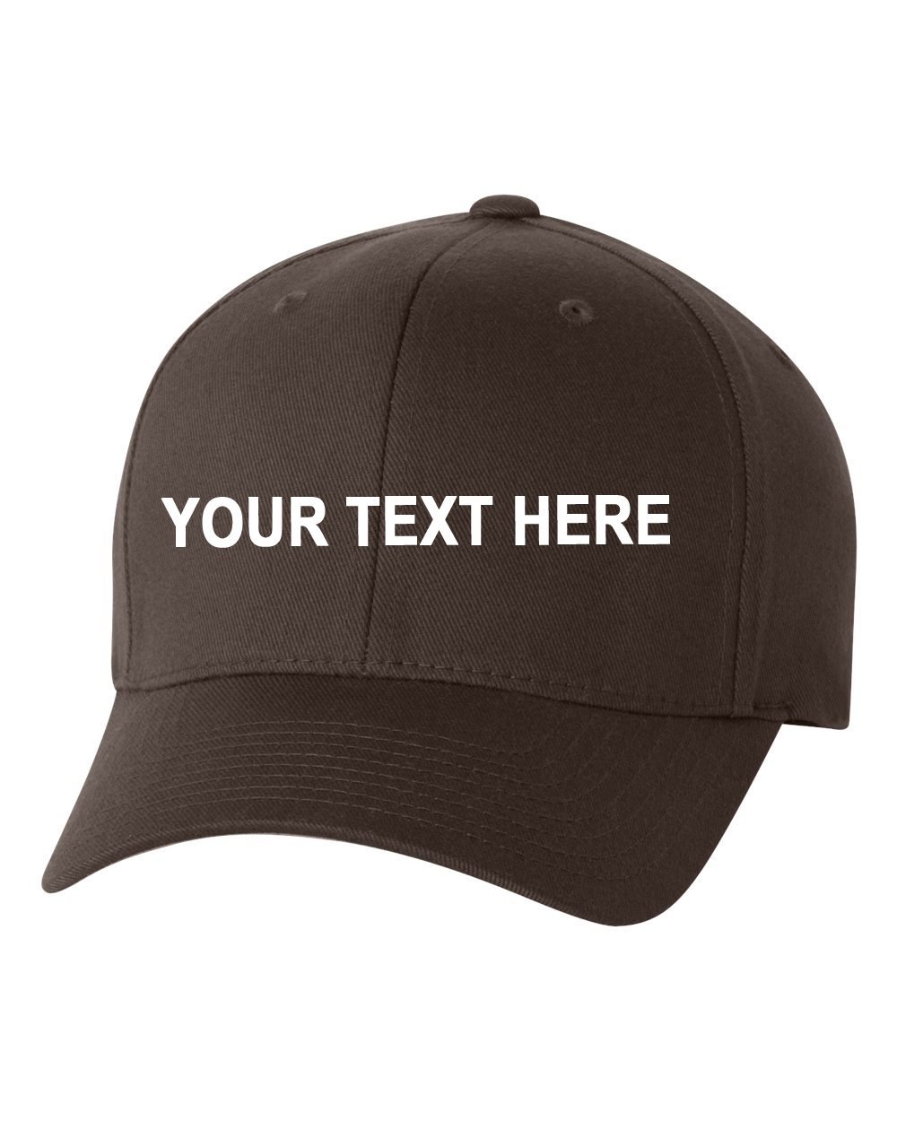 Flexfit 6277 Custom Embroidered Baseball Cap - Cotton Blend Fitted Hat for Men & Women - Perfect for Sports, Outdoor Activities & Casual Wear
