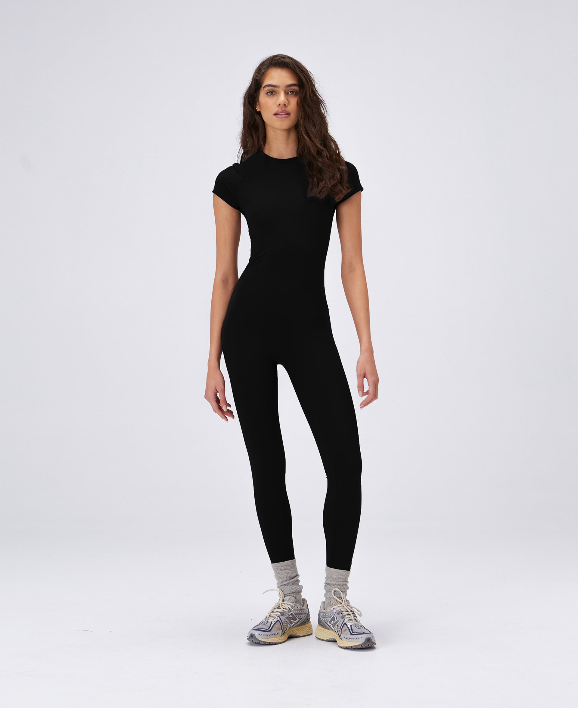 Ultimate Full Length Unitard - Black | Stretchy & Comfortable Bodysuit for Dance, Gymnastics & Performance | Perfect for Costumes, Workouts & Stage Shows