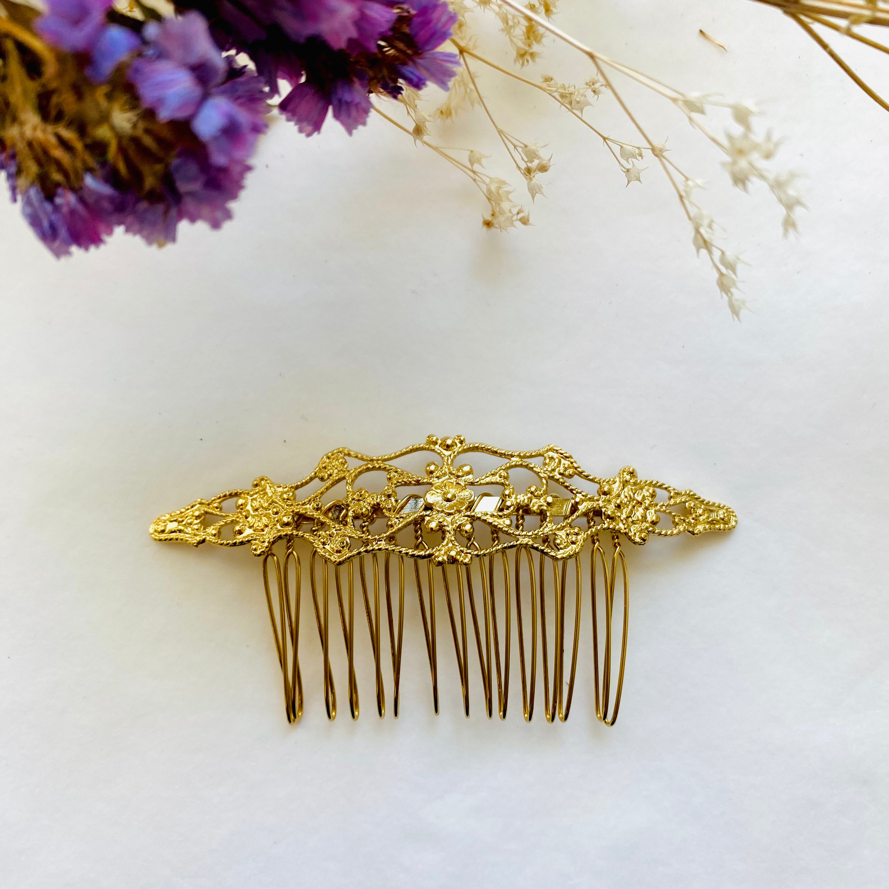 Ilona Doré Hair Comb - Detangling & Styling Comb for Smooth, Shiny Hair - Perfect for Daily Use, Travel & Salon Styling