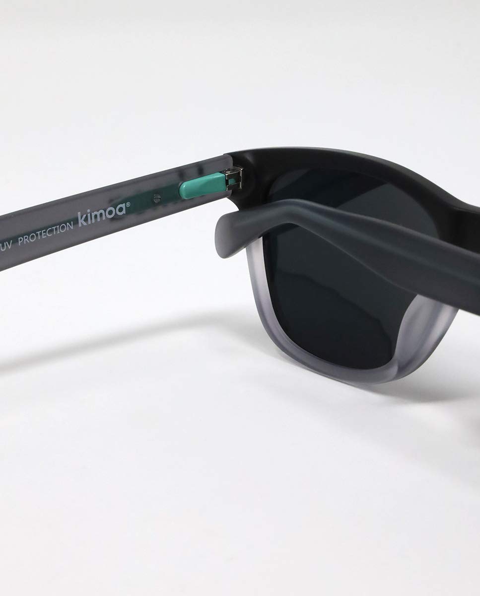 Kimoa LA Sunglasses for Men & Women - Black Unisex Classic Aviator Style for Outdoor Sports & Driving