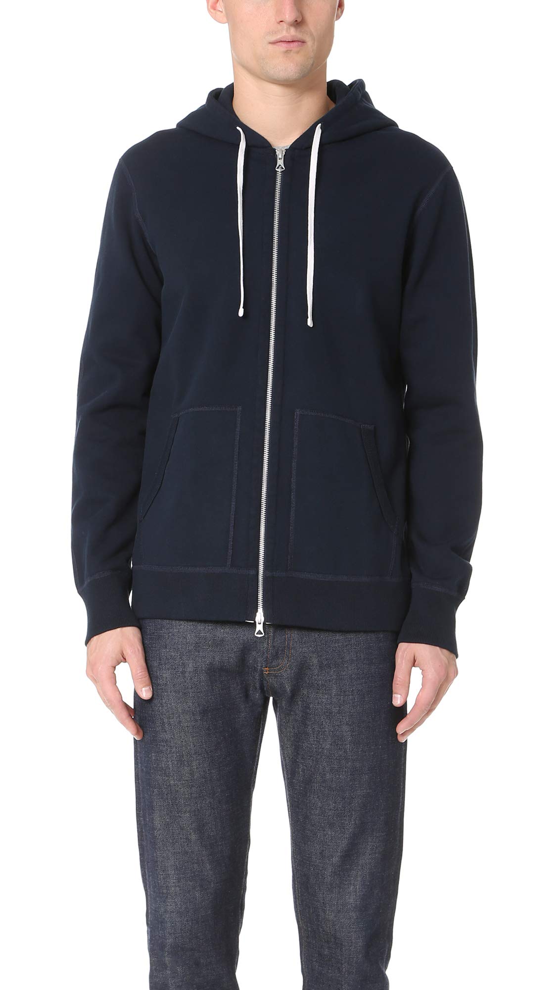 Men's Slim Fit Zip-Up Hoodie - Midweight Terry Fleece Pullover for Casual Wear & Outdoor Activities | Comfortable & Stylish Jacket for Running, Gym, and Everyday Use