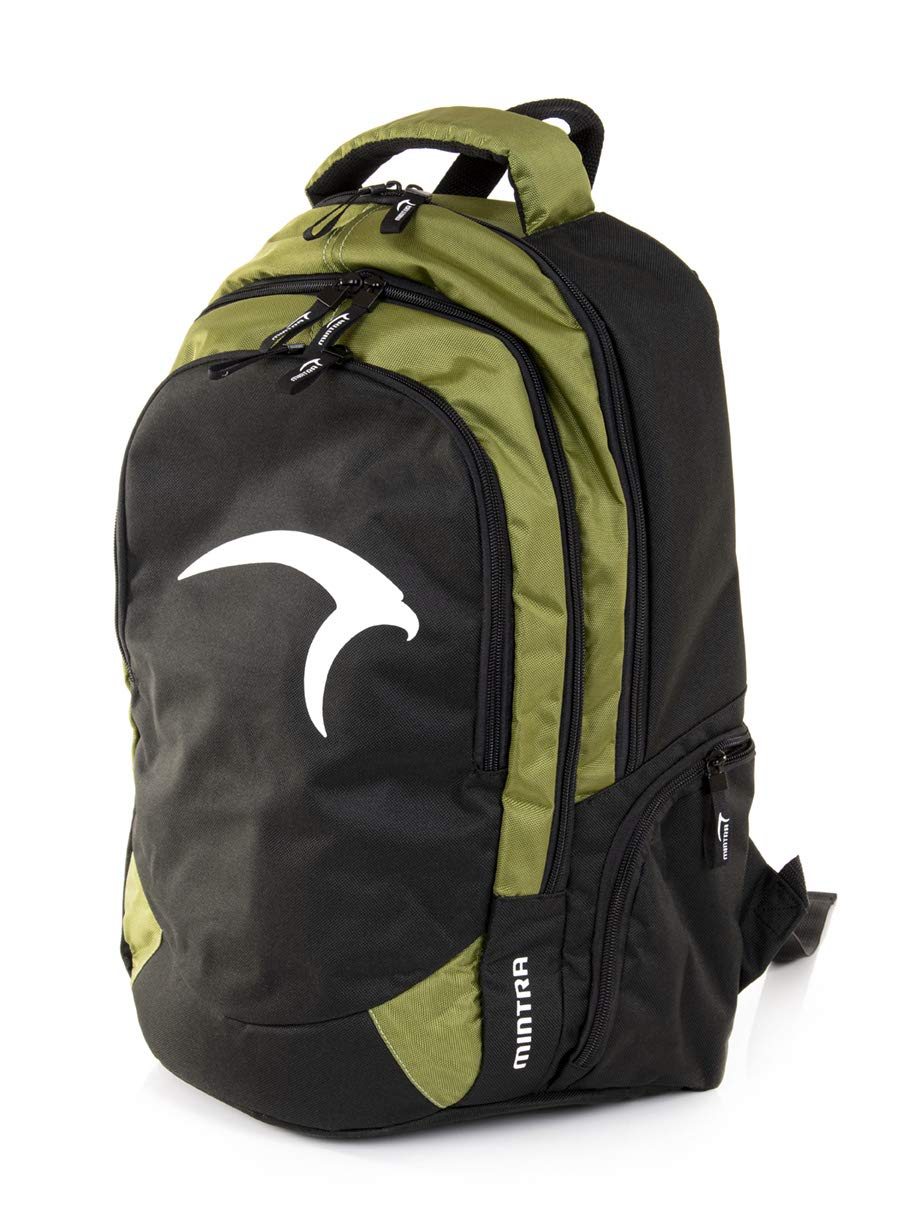 Mintra Sports Backpack - Waterproof Hiking Backpack for Men & Women, Durable Travel Backpack with Laptop Compartment (Turtle Green, Challenger) - Perfect for Gym, Hiking, Travel & Outdoor Adventures