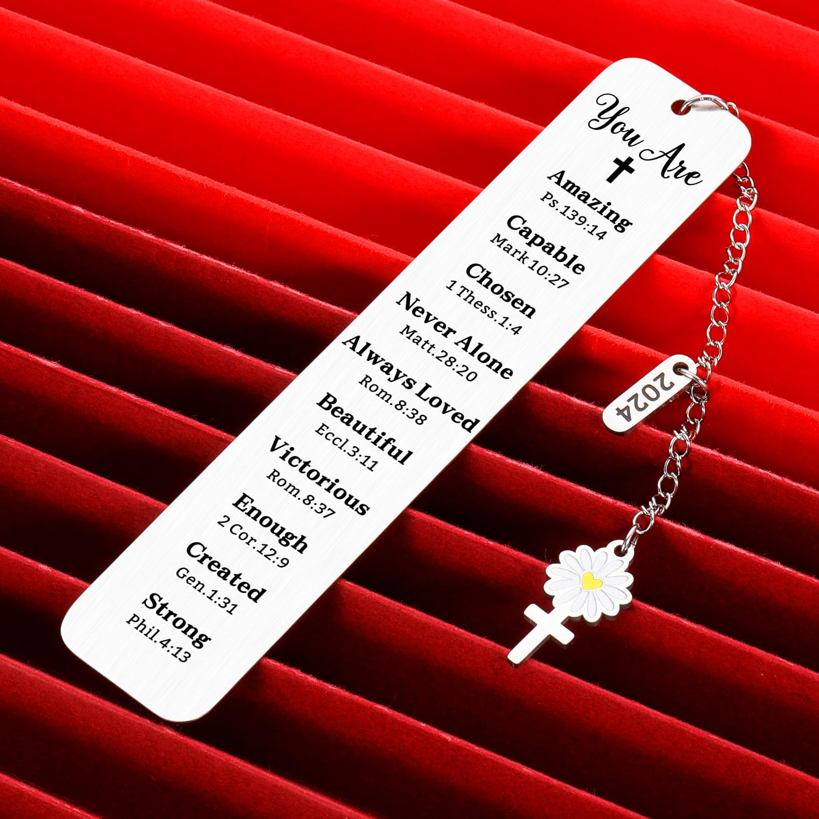 Secret Sister Gifts - Christian Baptism & First Communion Gifts for Girls & Women - Religious Bible Bookmarks, Easter Basket Stuffers, Confirmation & Birthday Gifts - Perfect for Church Events, Sunday School & Spiritual Celebrations