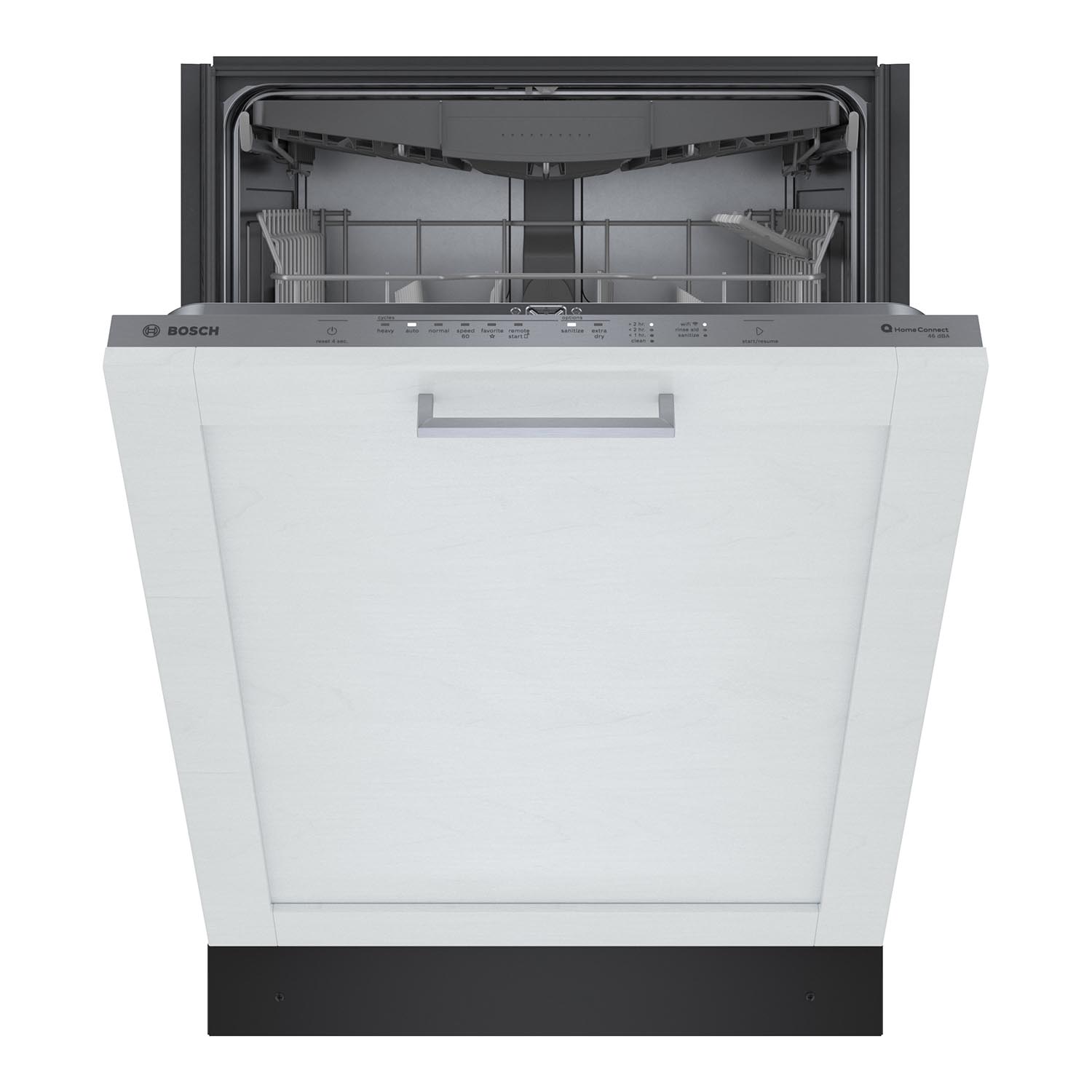 Bosch 24 Inch Smart Dishwasher with Home Connect | Custom Panel Ready | 3rd Rack | SHV53CM3N | Perfect for Modern Kitchens & Large Families