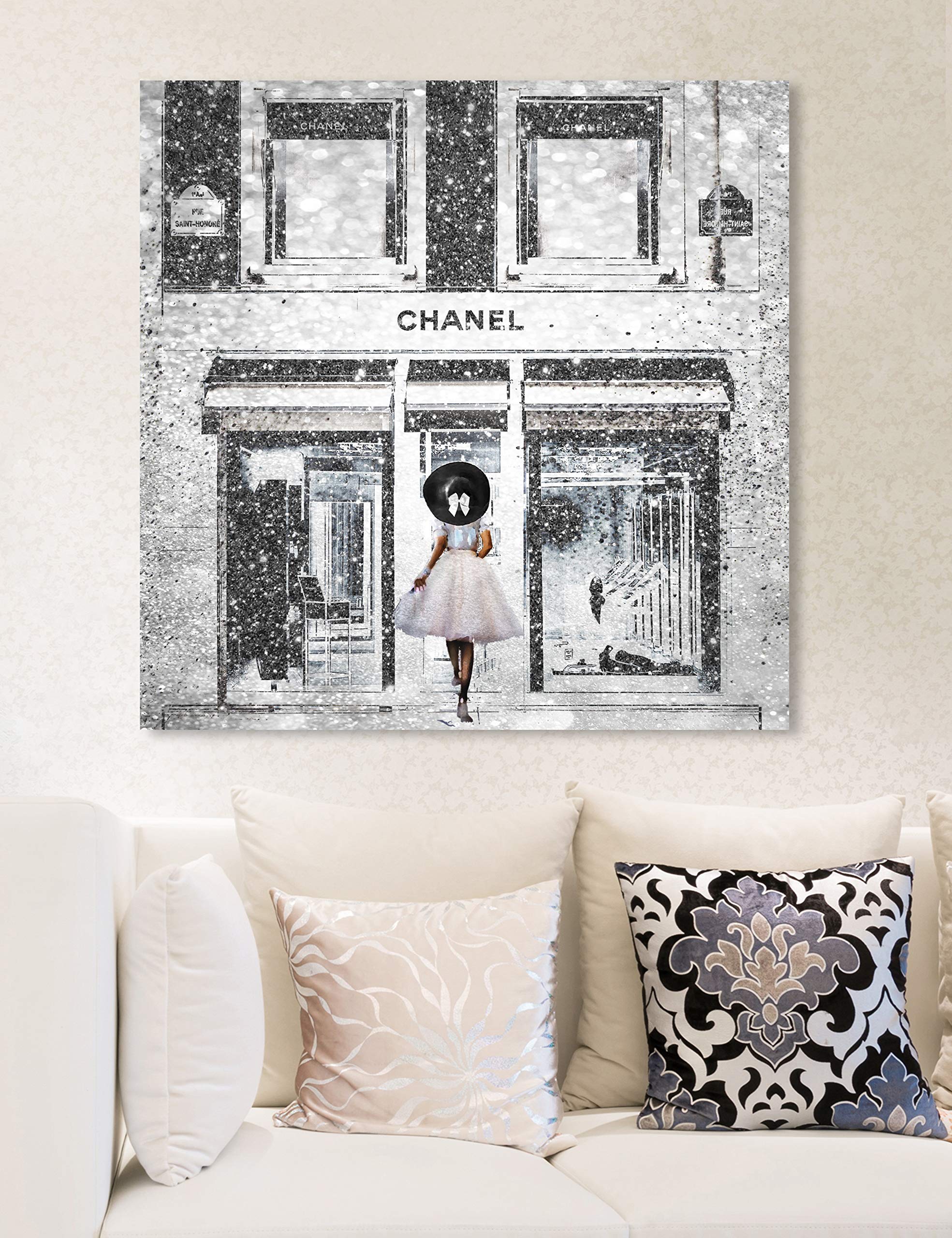 Queen of the Store Caramel Wall Art Canvas Print - Fashion & Glam Home Decor for Living Room, Bedroom & Office