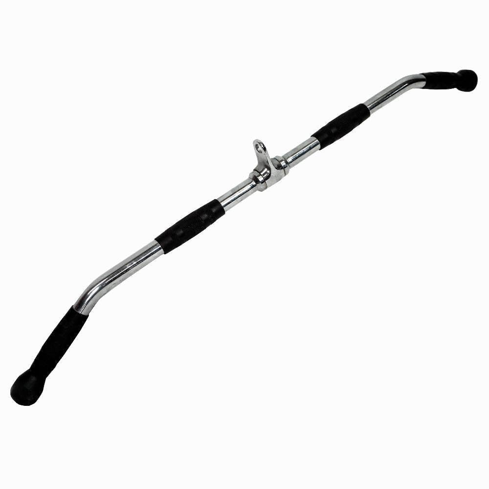 Valor Fitness MB LAT Pull Bar with Rotating Swivels - Heavy Duty Cable Machine Attachment for Home & Gym Workouts - Perfect for Lat Pulldowns, Rows & Back Exercises