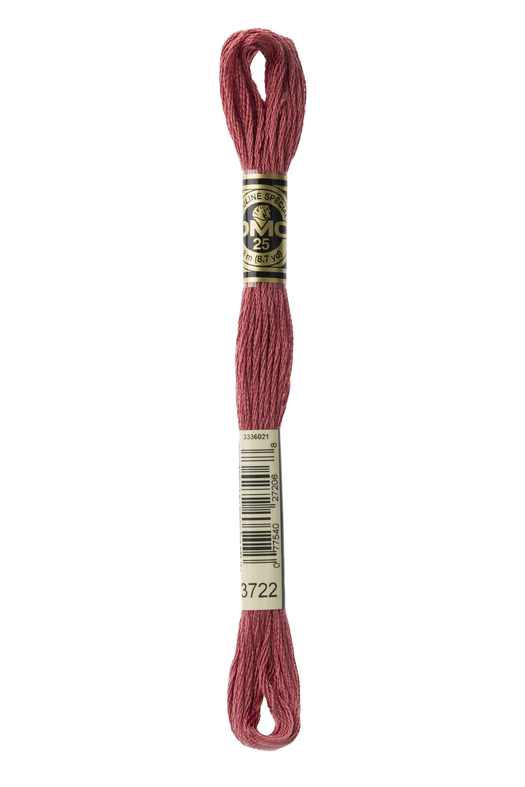 DMC 3722 100% Cotton Embroidery Floss Thread - 6 Stranded for Cross Stitch, Needlework & Hand Embroidery - Perfect for DIY Crafts, Scrapbooking & Sewing Projects